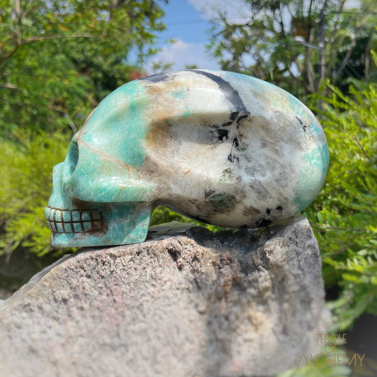 Amazonite x Black Tourmaline x Epidote