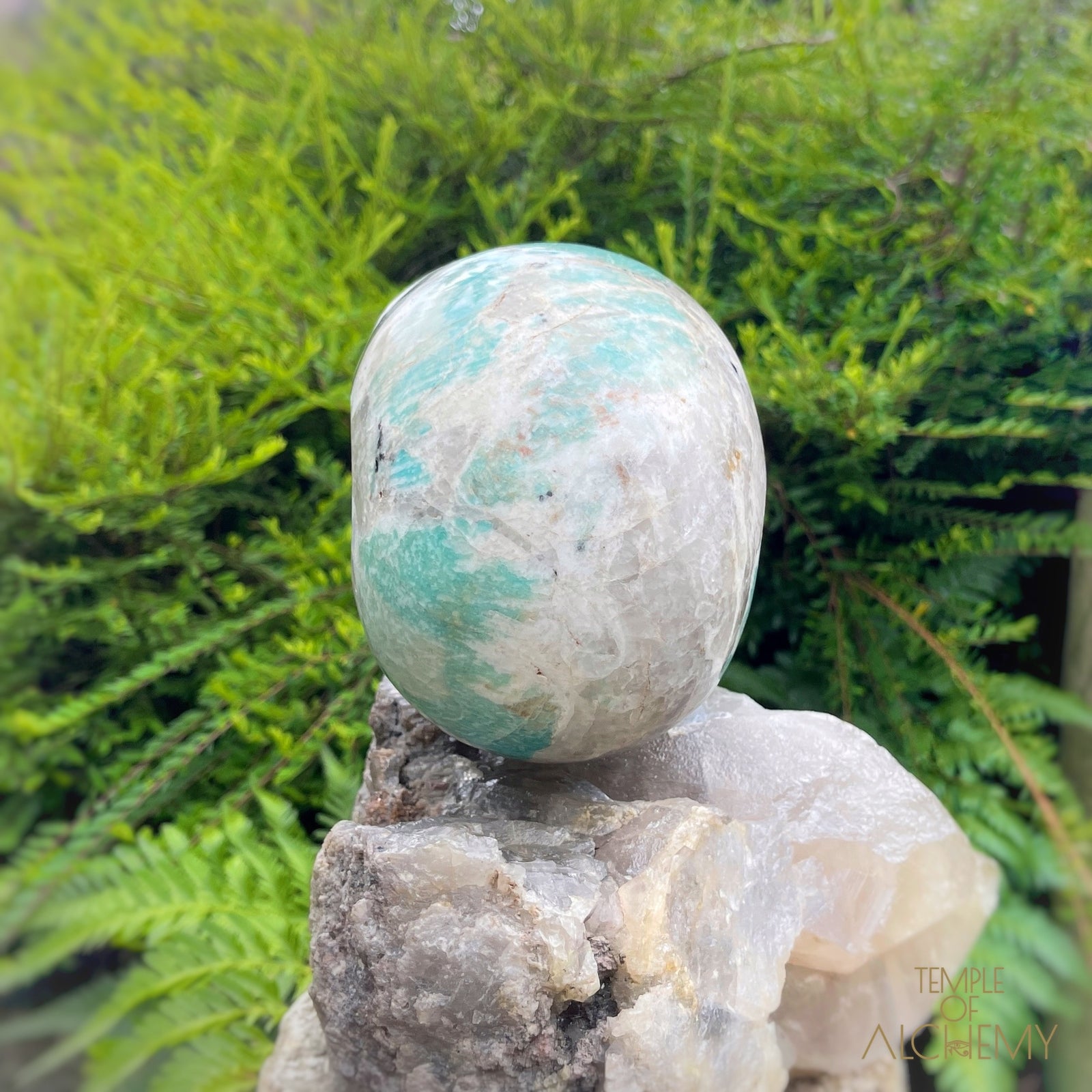 Amazonite x Black Tourmaline x Epidote