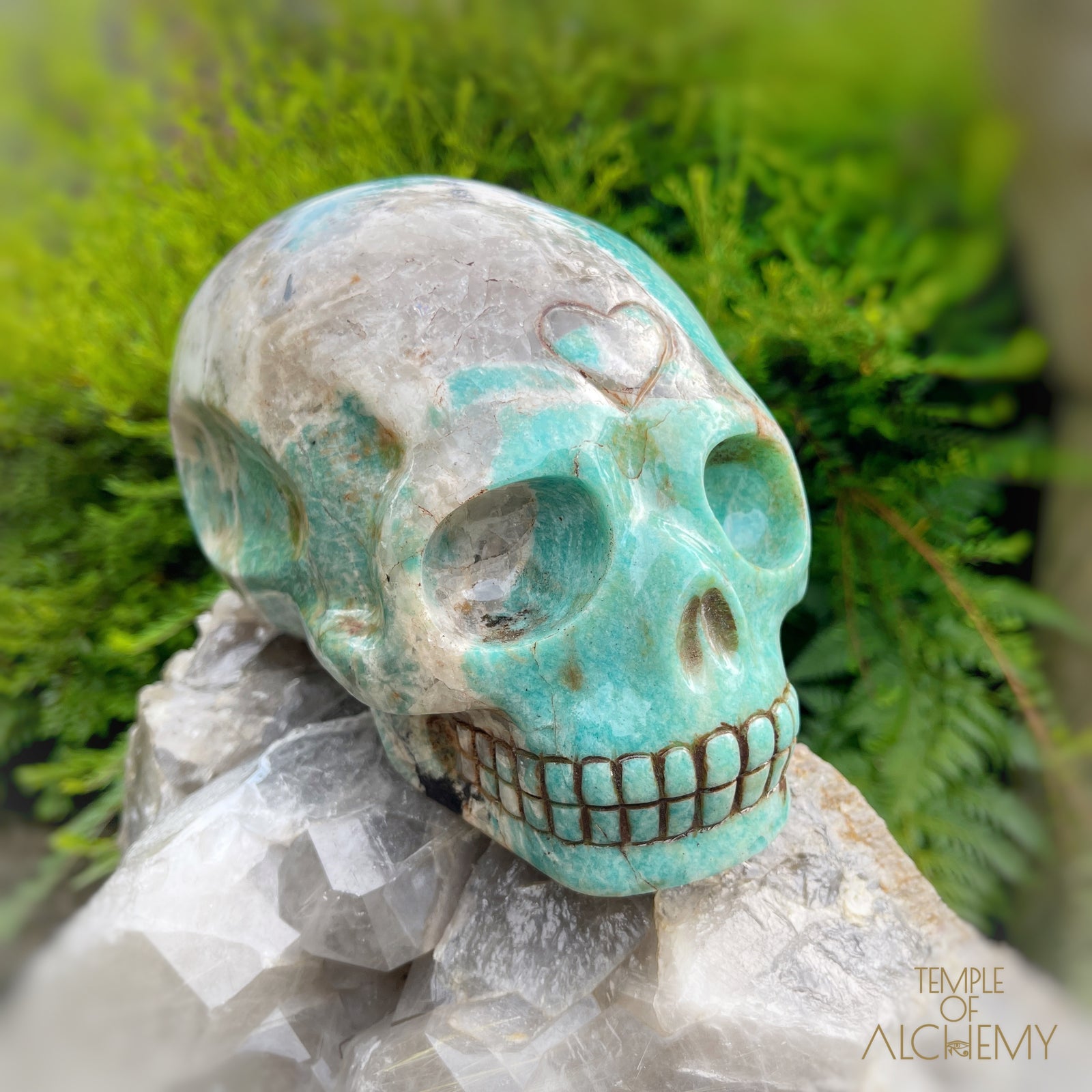 Amazonite x Black Tourmaline x Epidote