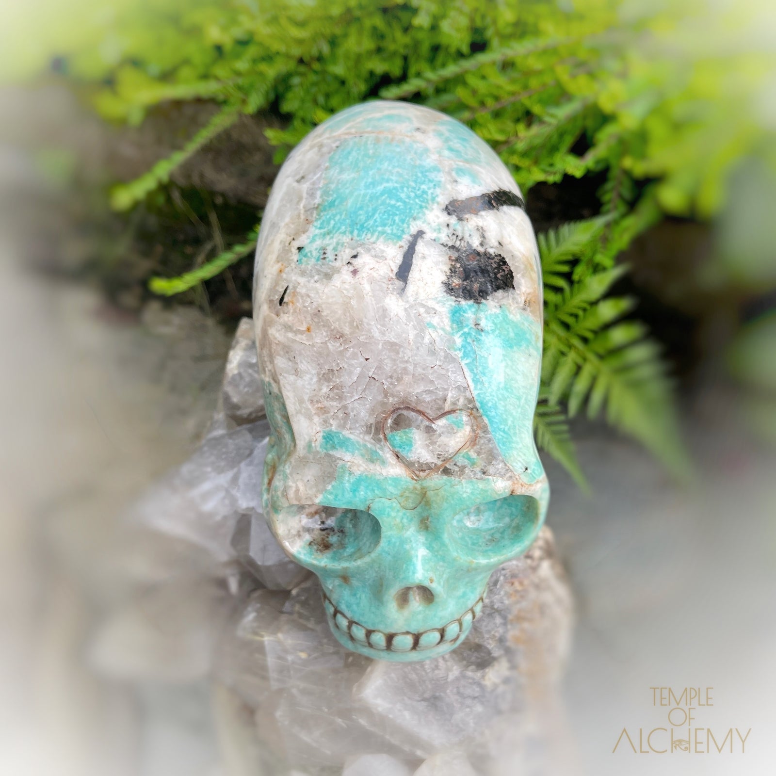 Amazonite x Black Tourmaline x Epidote