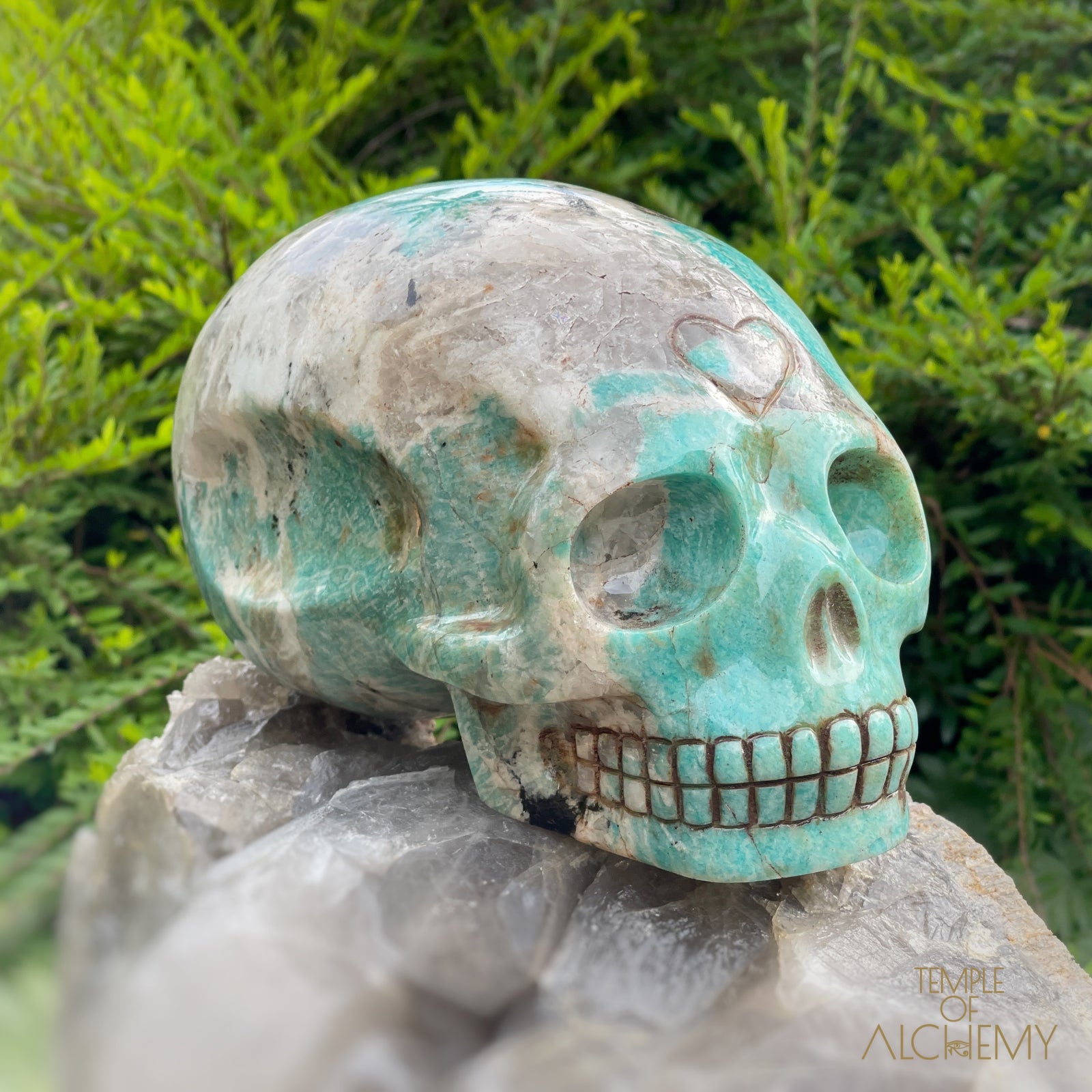 Amazonite x Black Tourmaline x Epidote