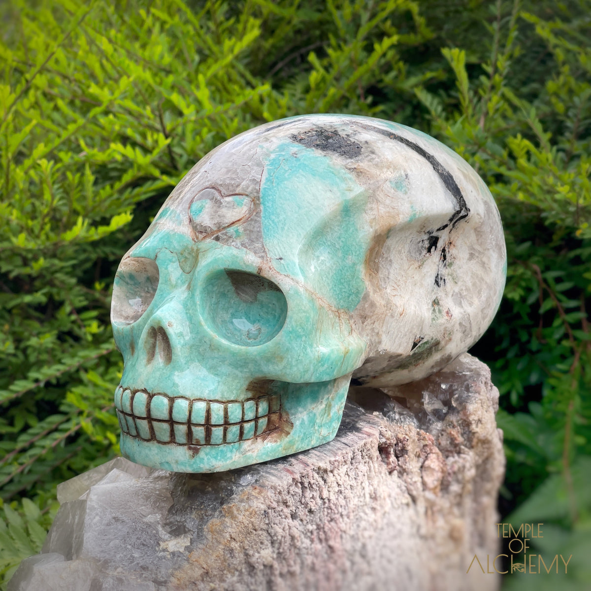 Amazonite x Black Tourmaline x Epidote