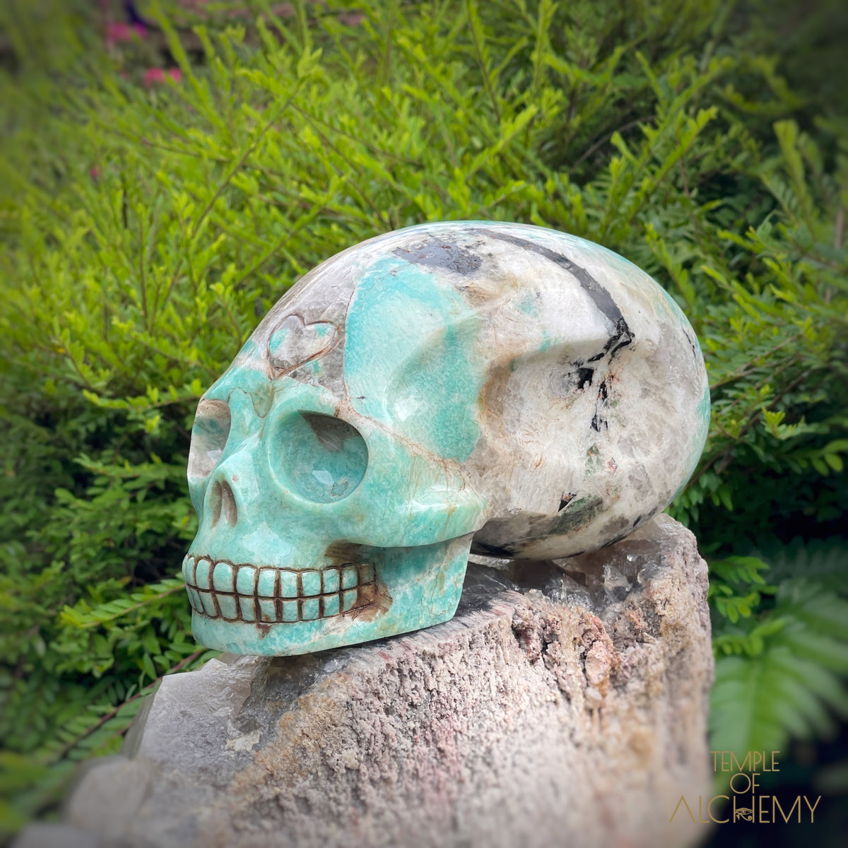 Amazonite x Black Tourmaline x Epidote