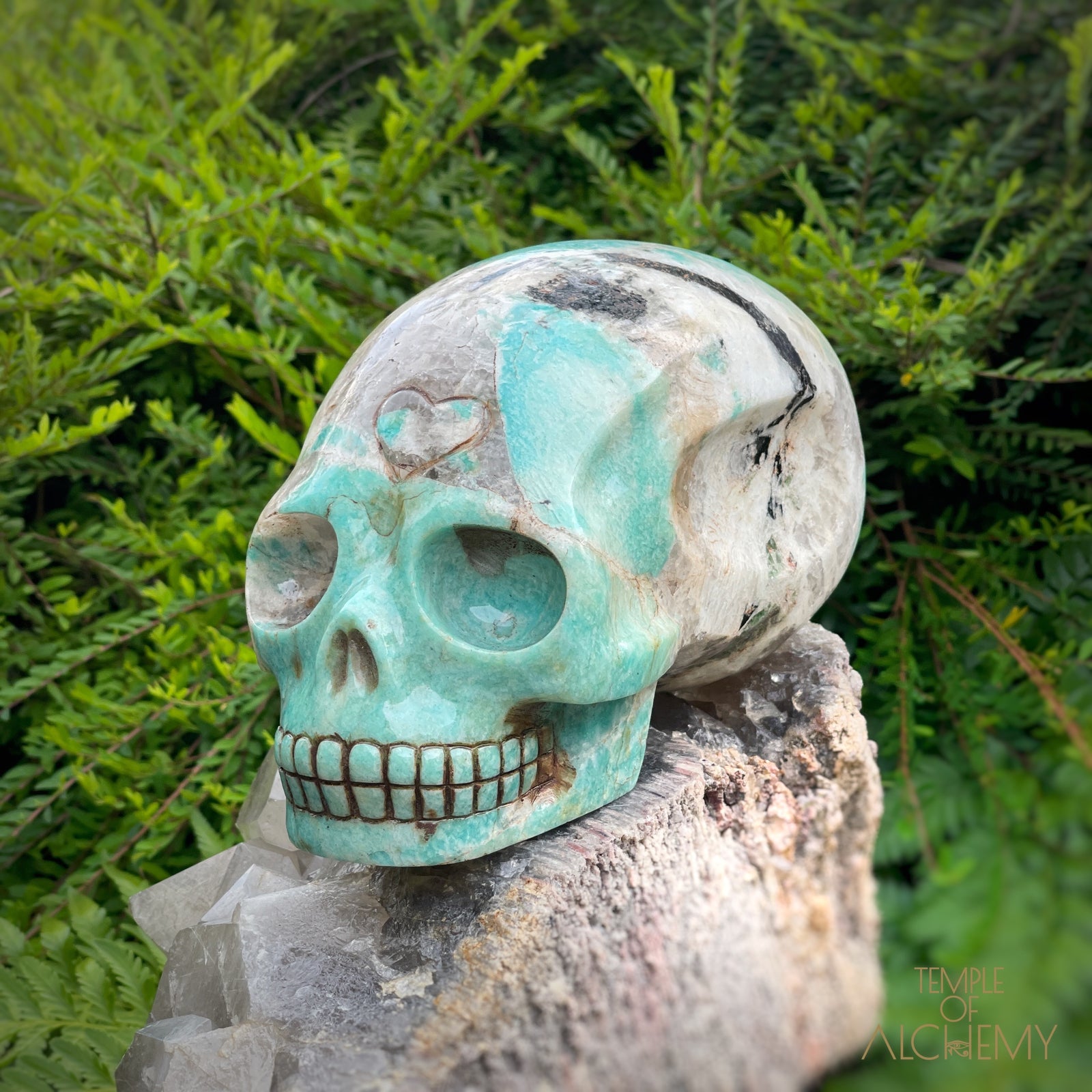 Amazonite x Black Tourmaline x Epidote