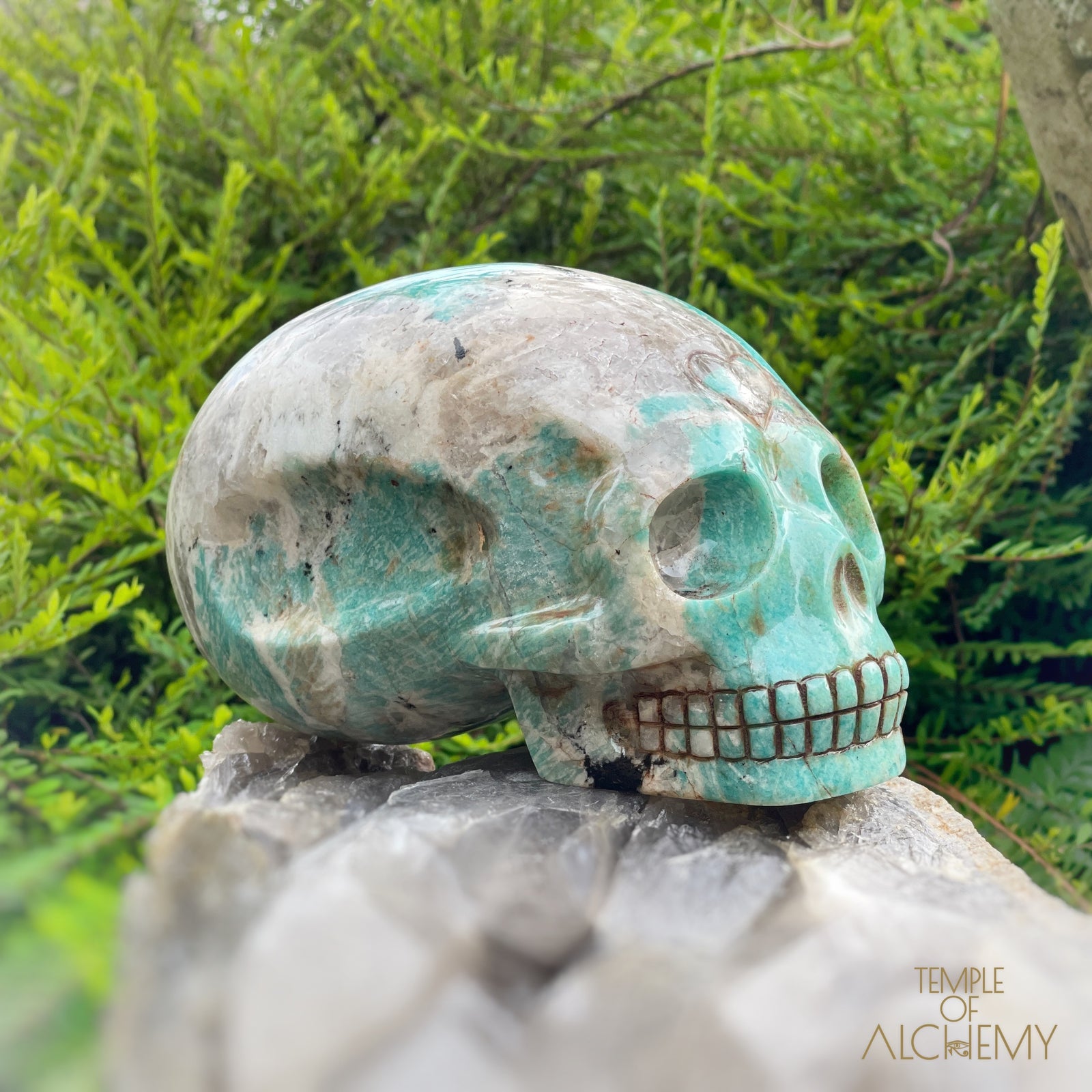 Amazonite x Black Tourmaline x Epidote