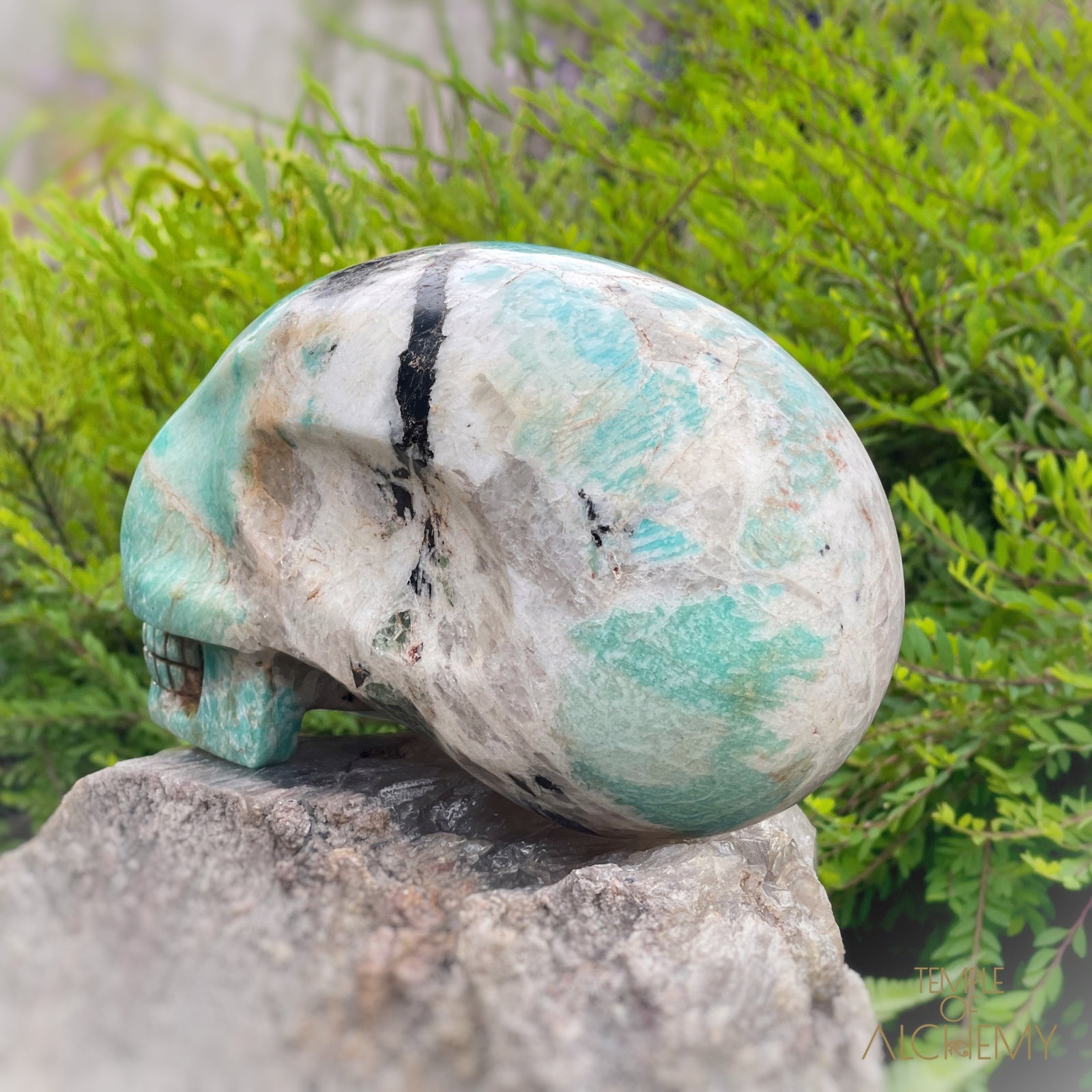 Amazonite x Black Tourmaline x Epidote