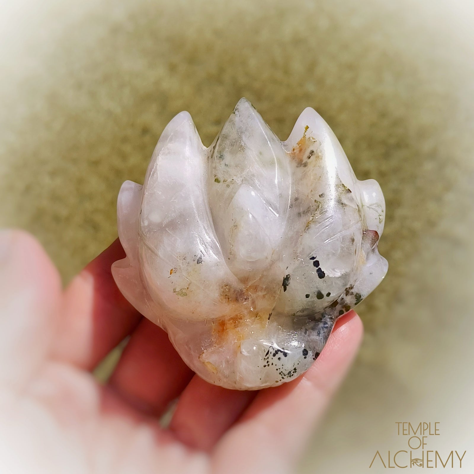 Green Chlorite x Golden Healer x Milky Quartz