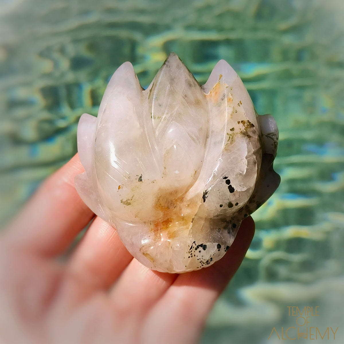 Green Chlorite x Golden Healer x Milky Quartz