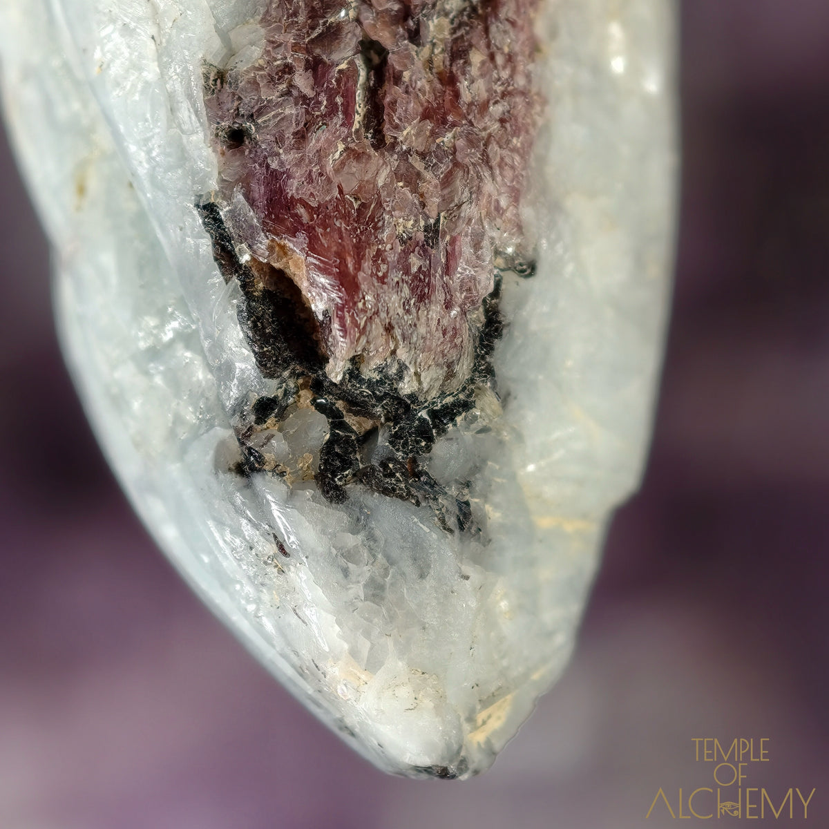 Aquamarine x Rubellite Tourmaline x Black Tourmaline