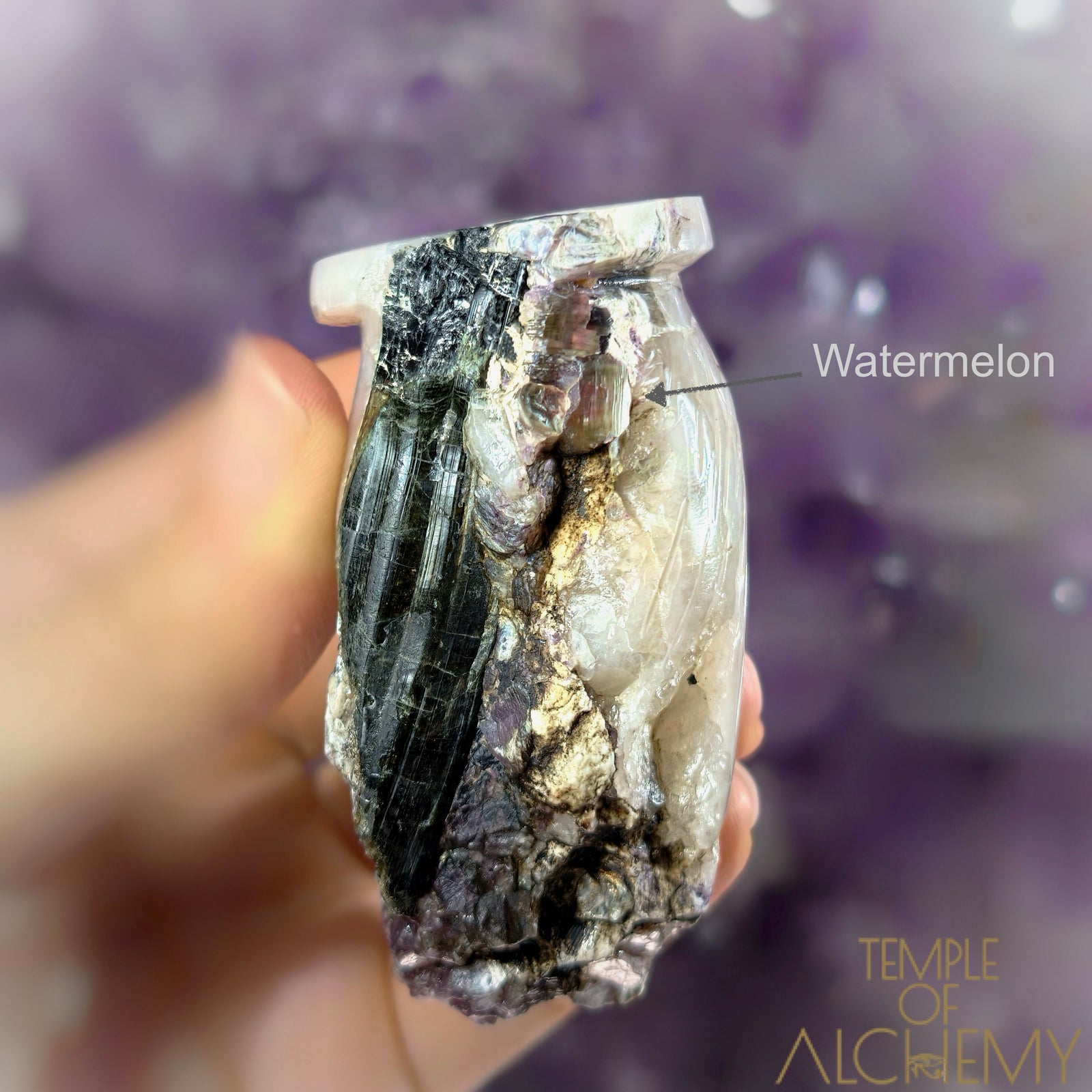 Citrine x Watermelon Tourmaline