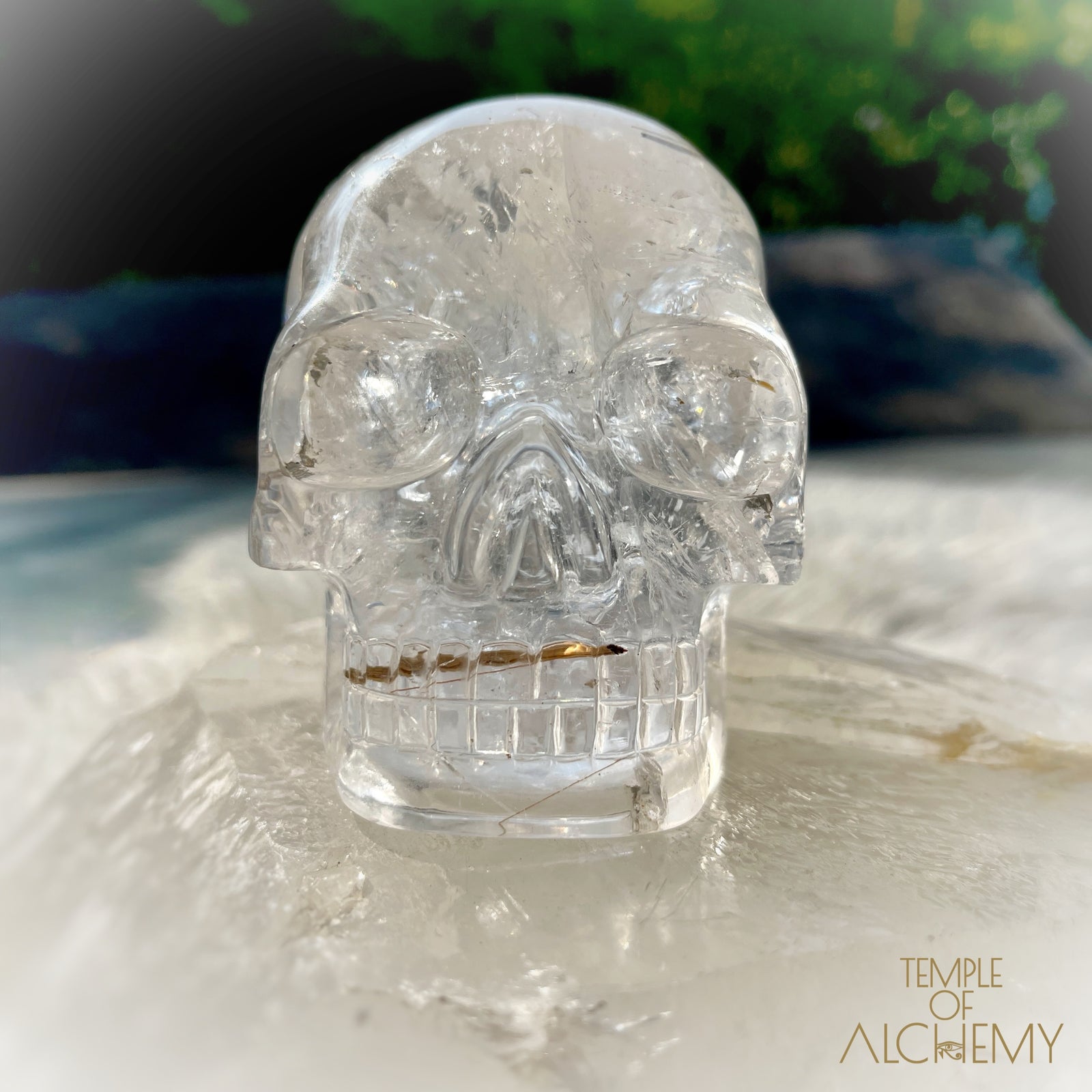 Golden X Copper Rutiles in Clear Quartz