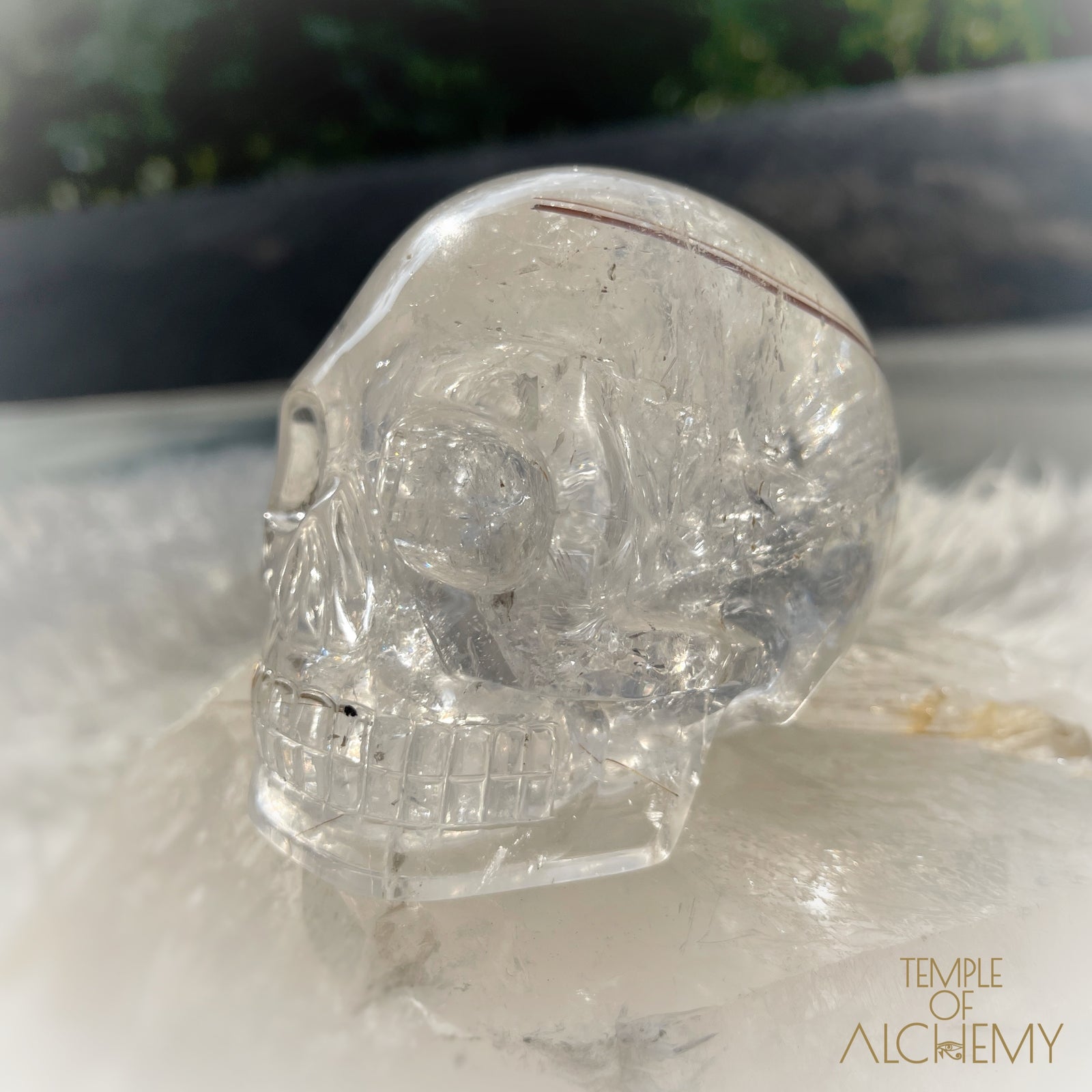 Golden X Copper Rutiles in Clear Quartz