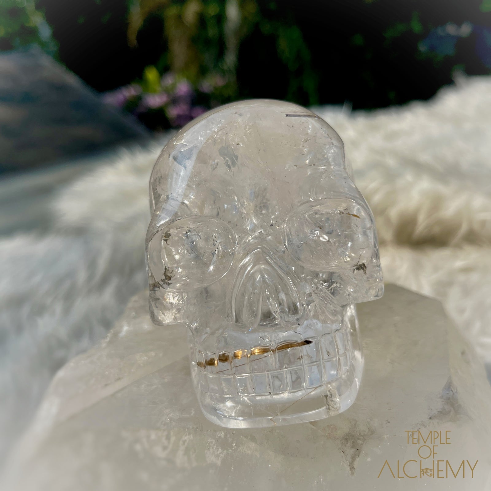 Golden X Copper Rutiles in Clear Quartz