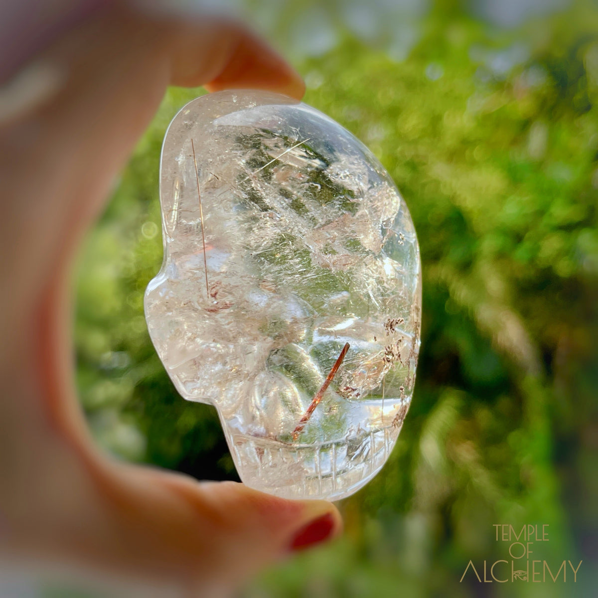Copper x Silver Rutiles in Clear Quartz