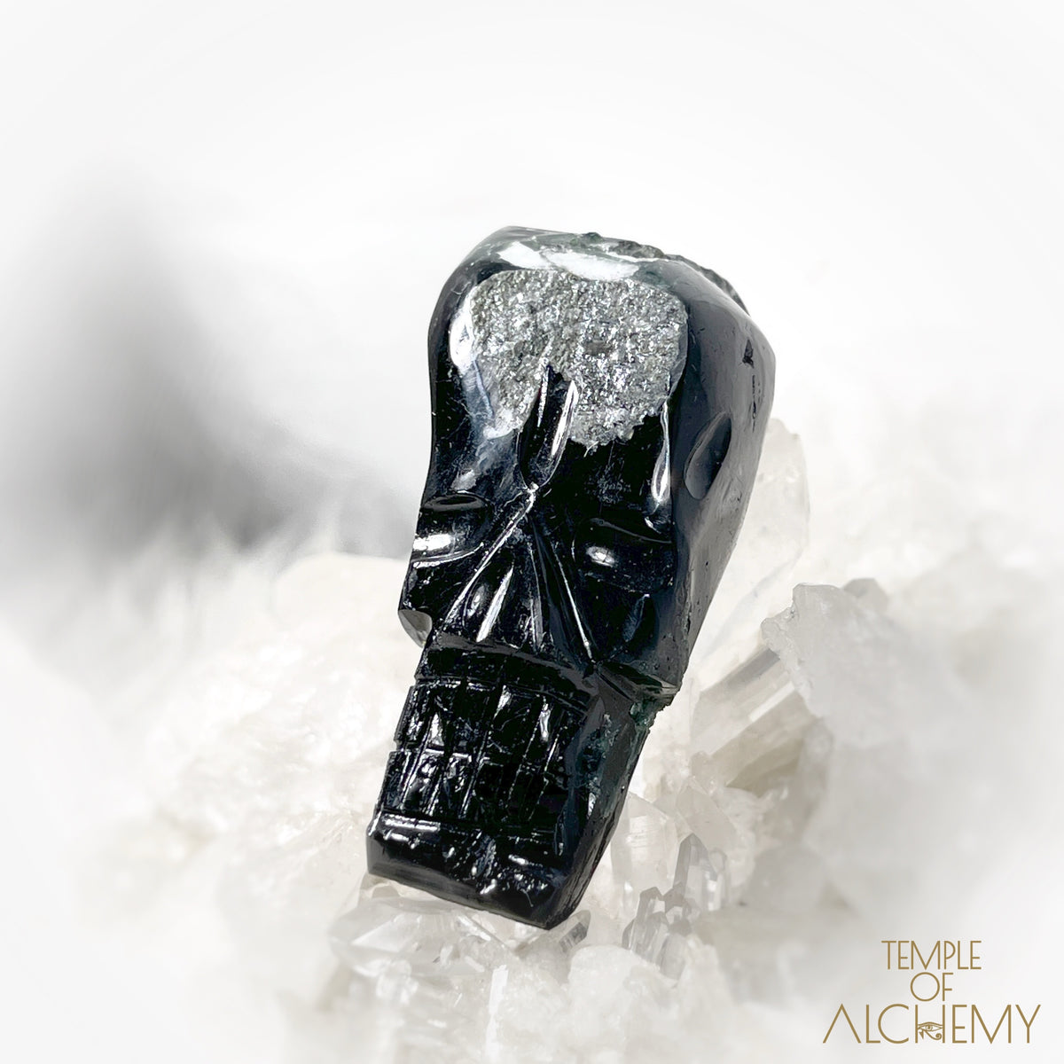 Green Tourmaline x Pyrite