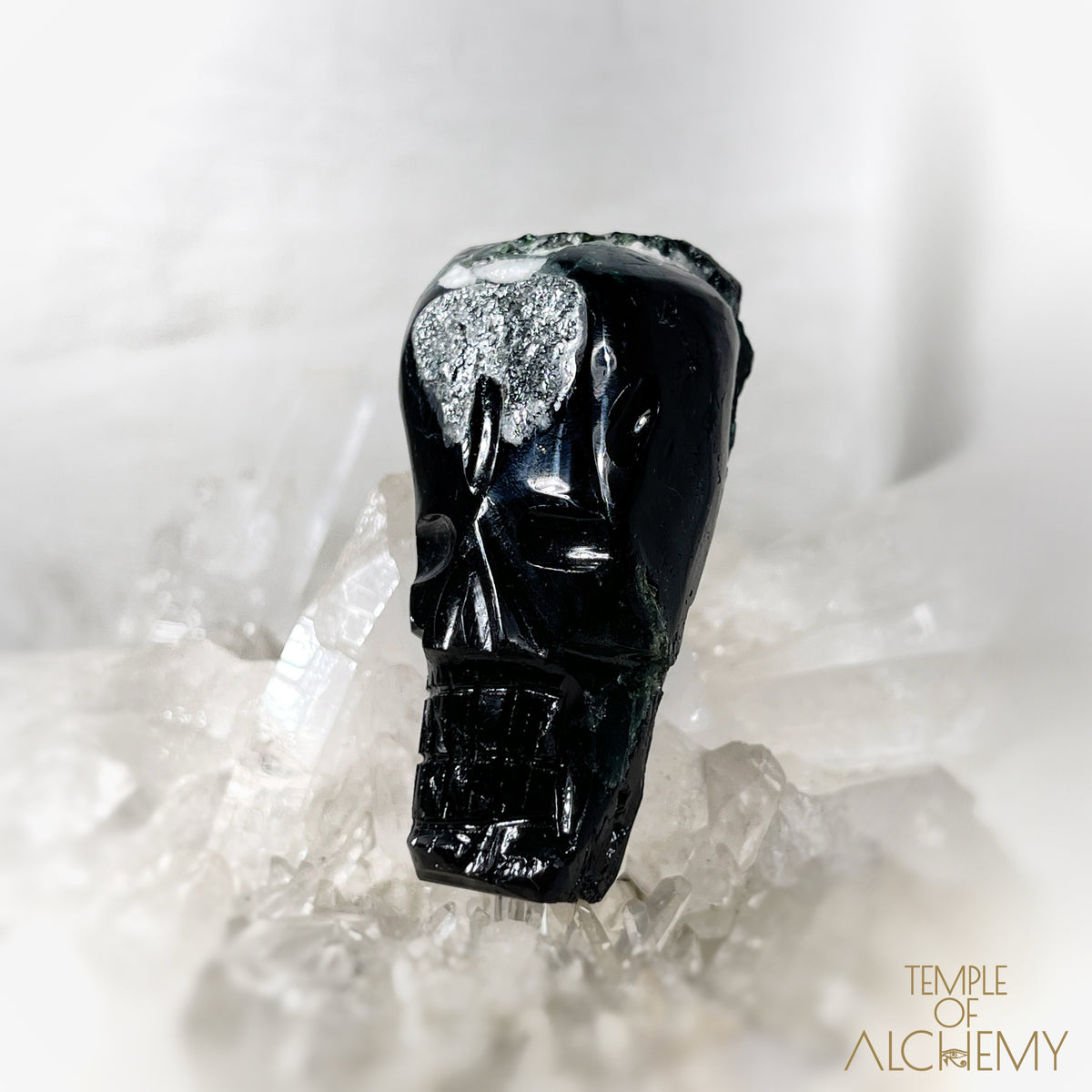 Green Tourmaline x Pyrite