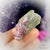 Rubellite Tourmaline x Green Tourmaline