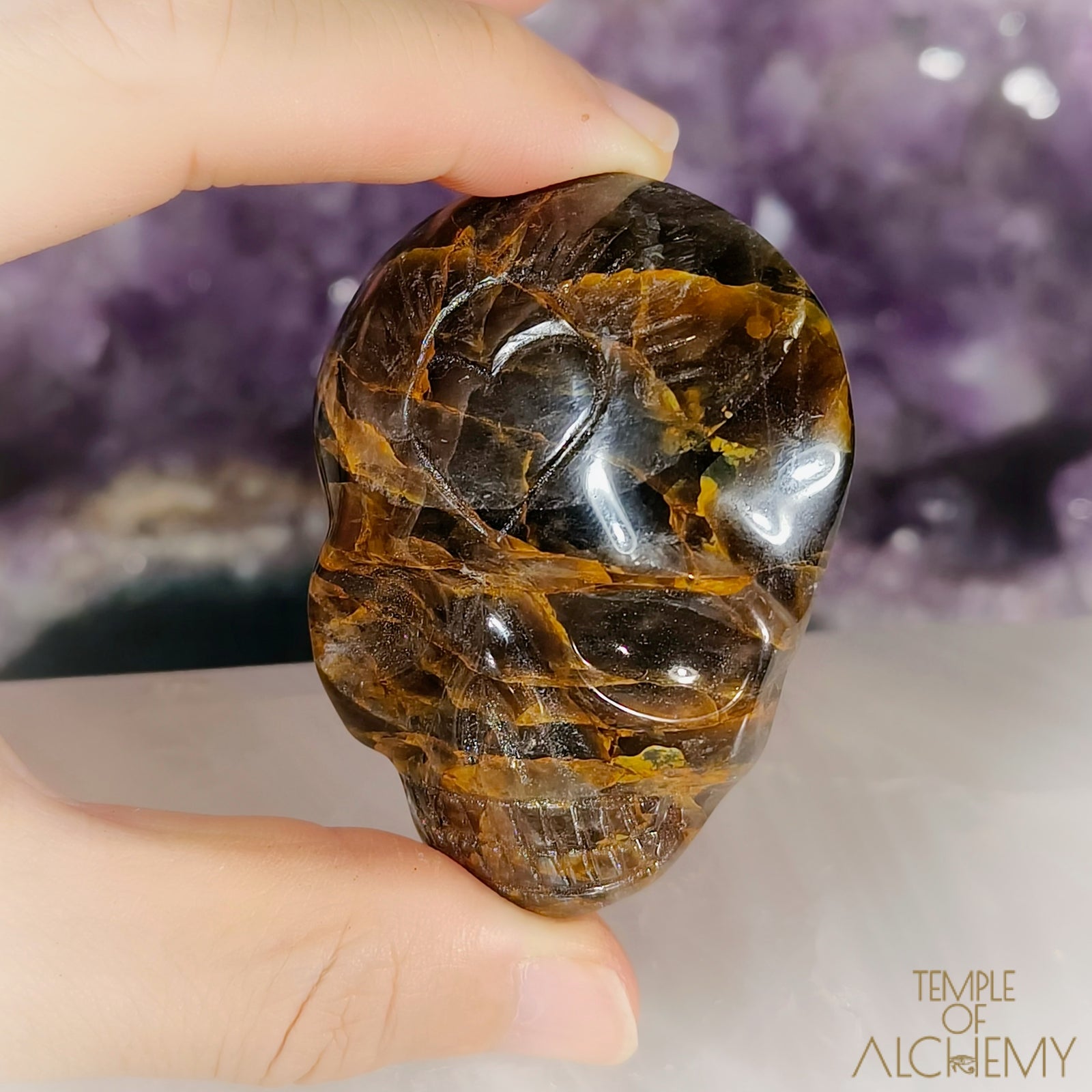 Morion Quartz x Golden Healer