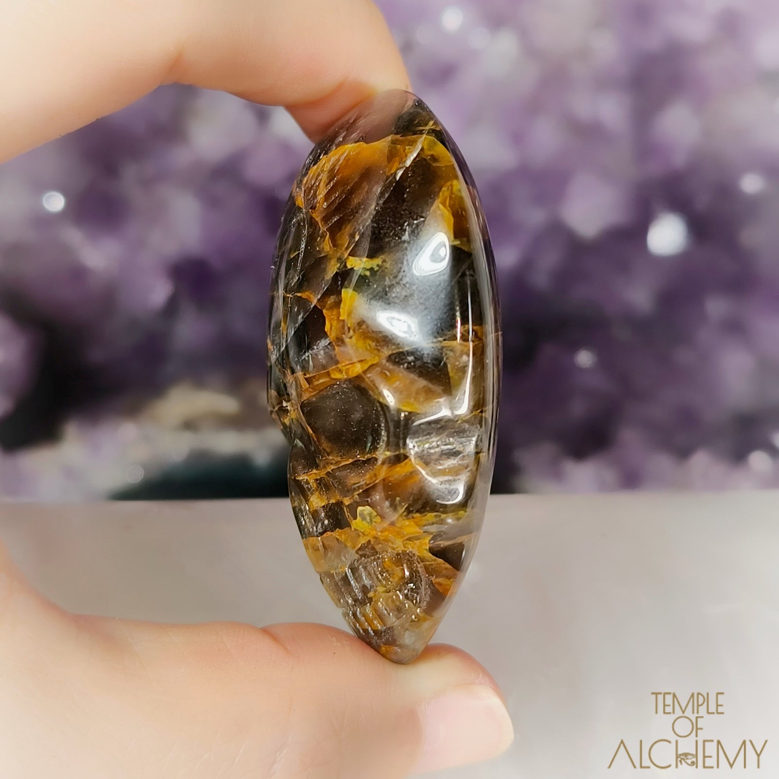 Morion Quartz x Golden Healer