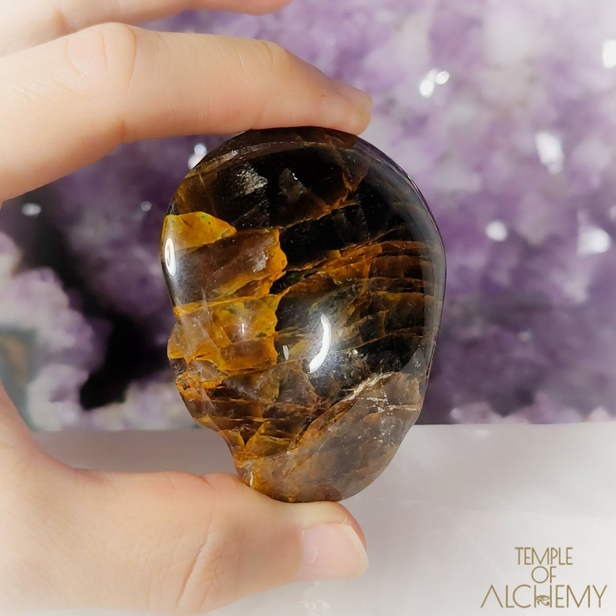 Morion Quartz x Golden Healer