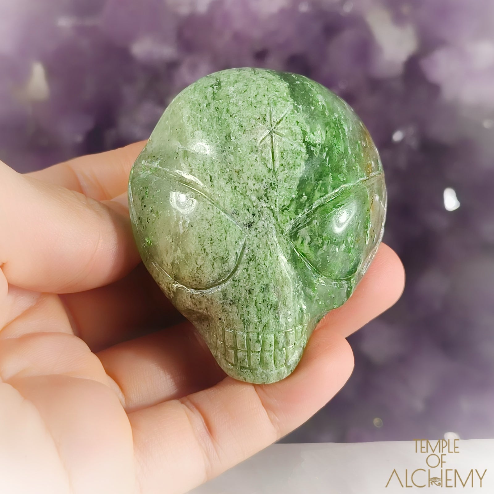 Green Chlorite x Chalcedony