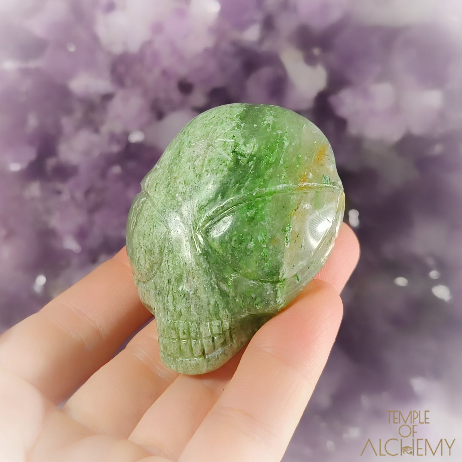 Green Chlorite x Chalcedony