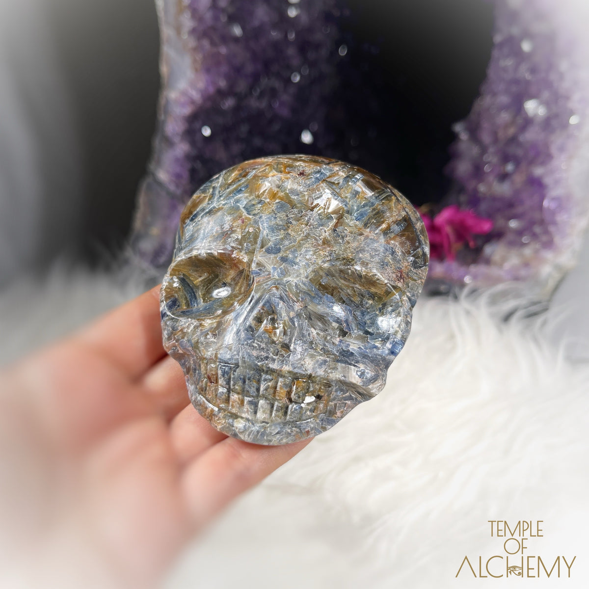 Blue ~ Green Kyanite x Golden Healer