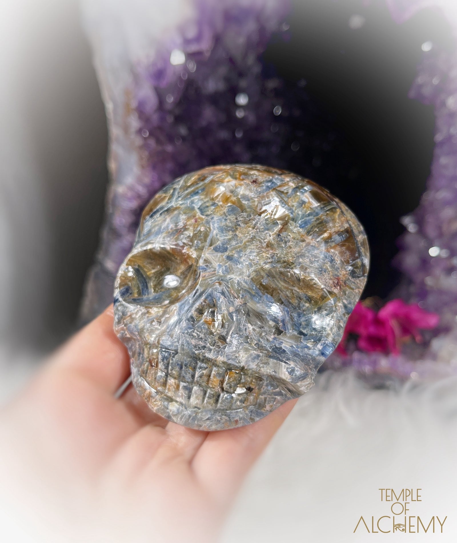 Blue ~ Green Kyanite x Golden Healer