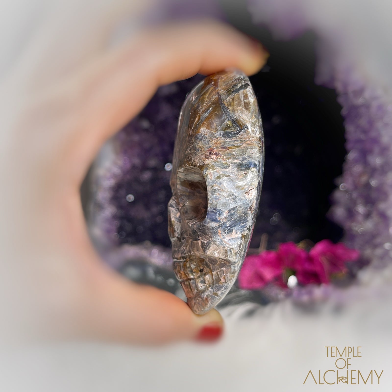 Blue ~ Green Kyanite x Golden Healer