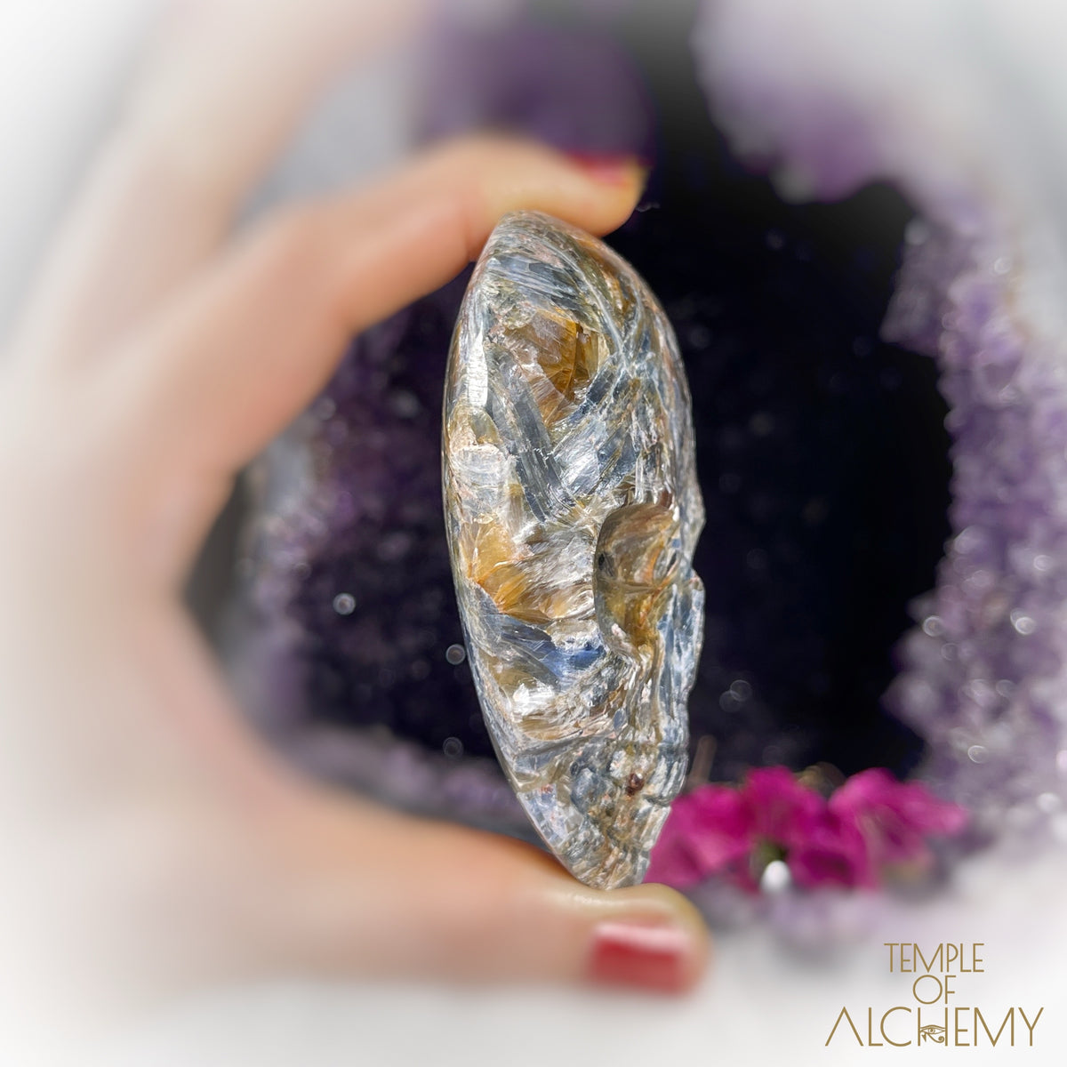 Blue ~ Green Kyanite x Golden Healer