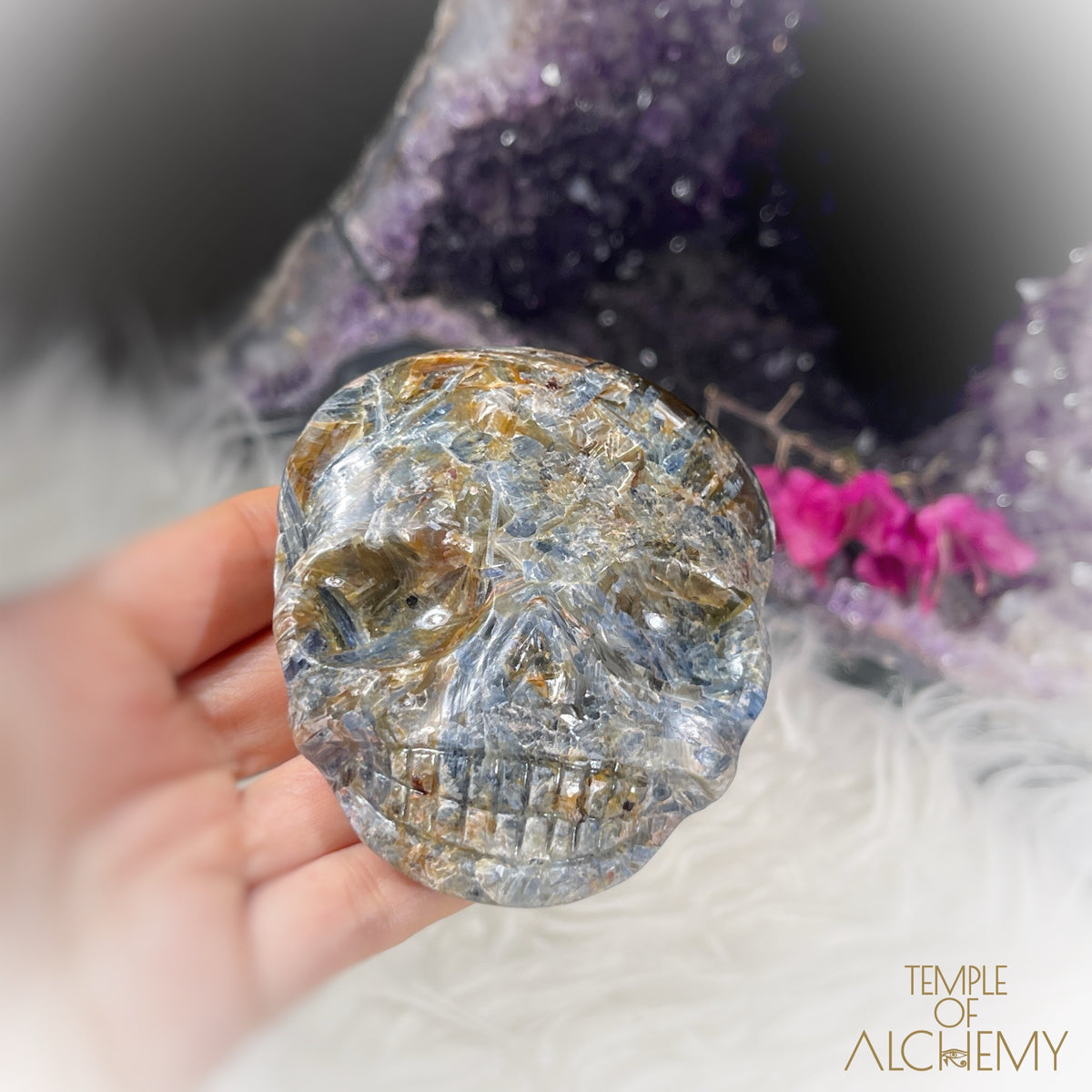 Blue ~ Green Kyanite x Golden Healer