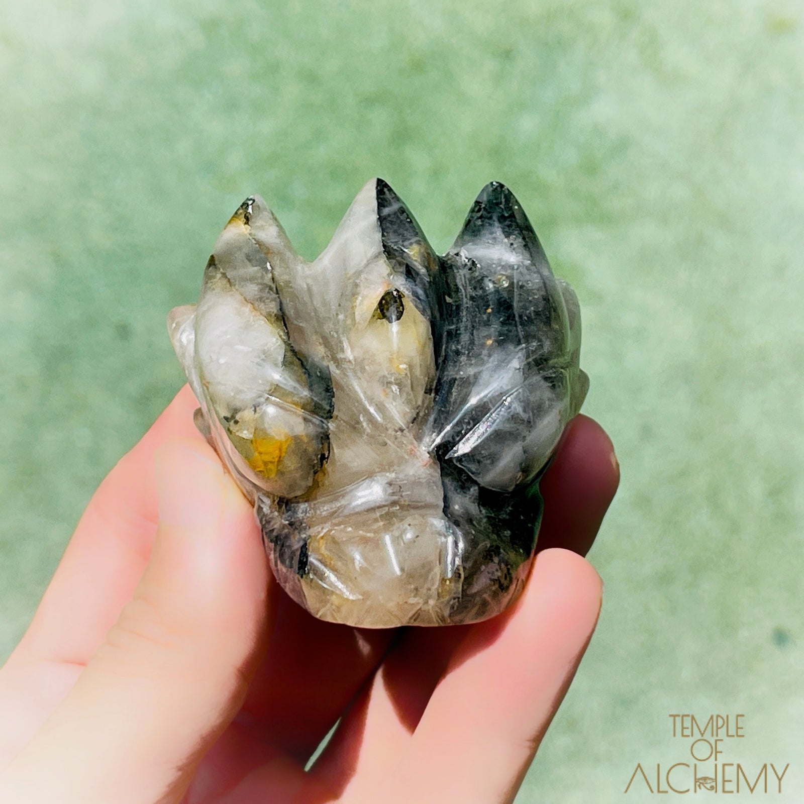 Green Chlorite x Golden Healer x Milky Quartz