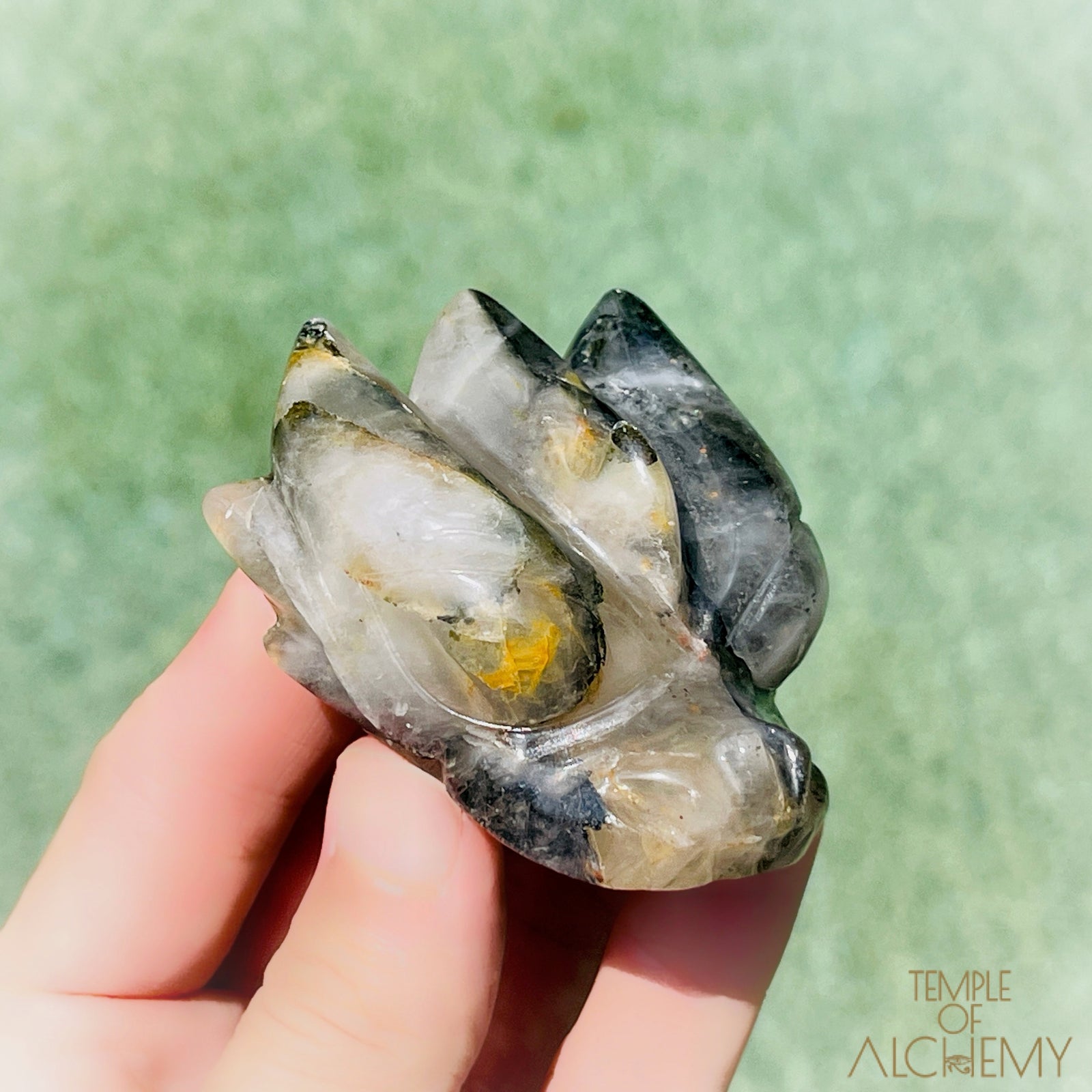 Green Chlorite x Golden Healer x Milky Quartz