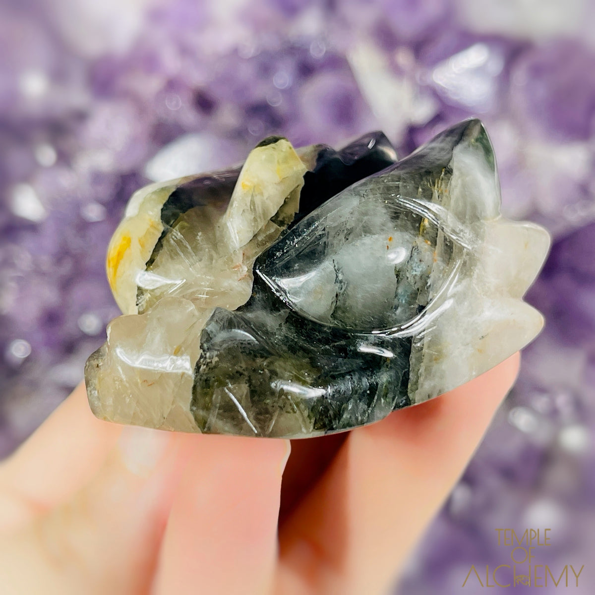 Green Chlorite x Golden Healer x Milky Quartz