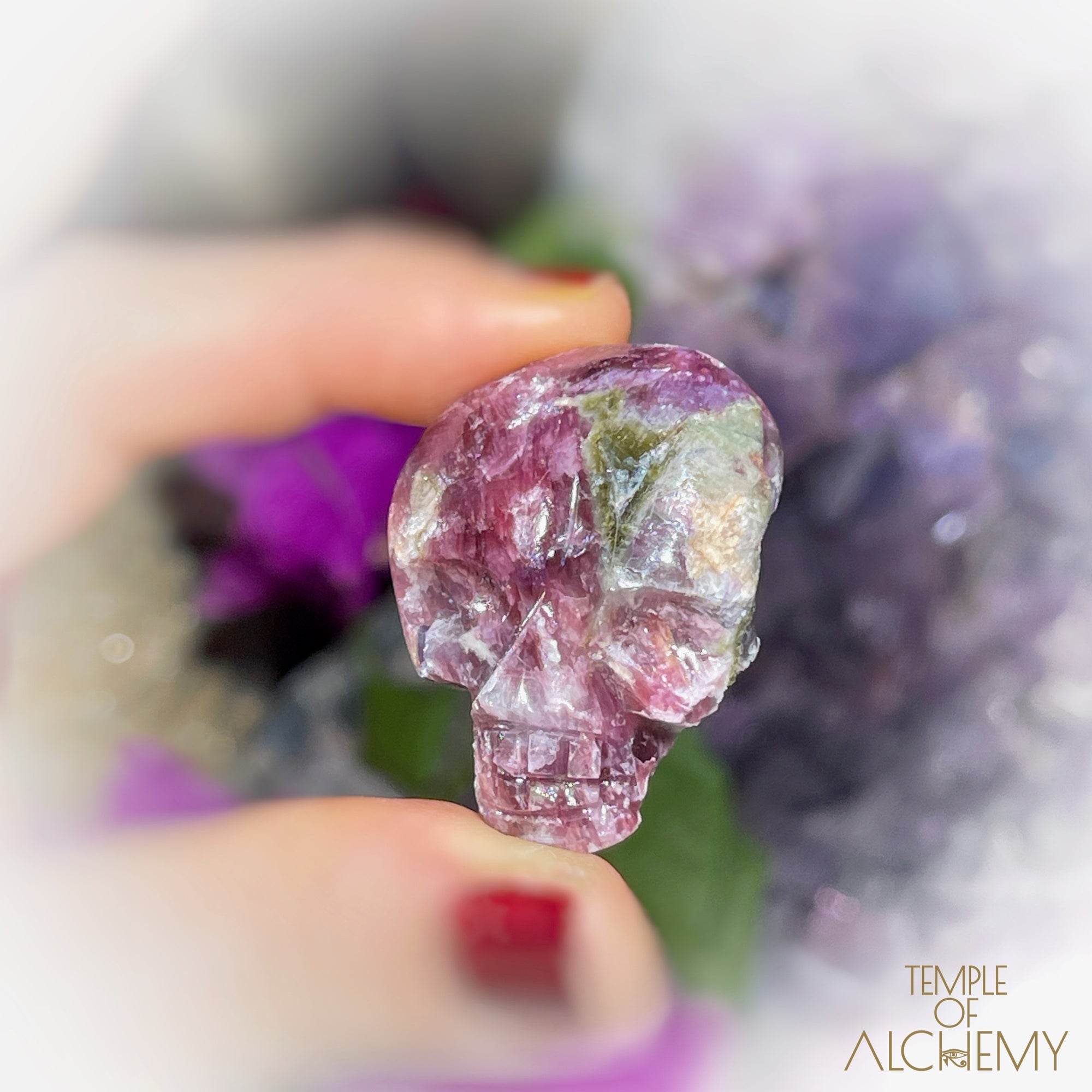 Rubellite Tourmaline x Green Tourmaline