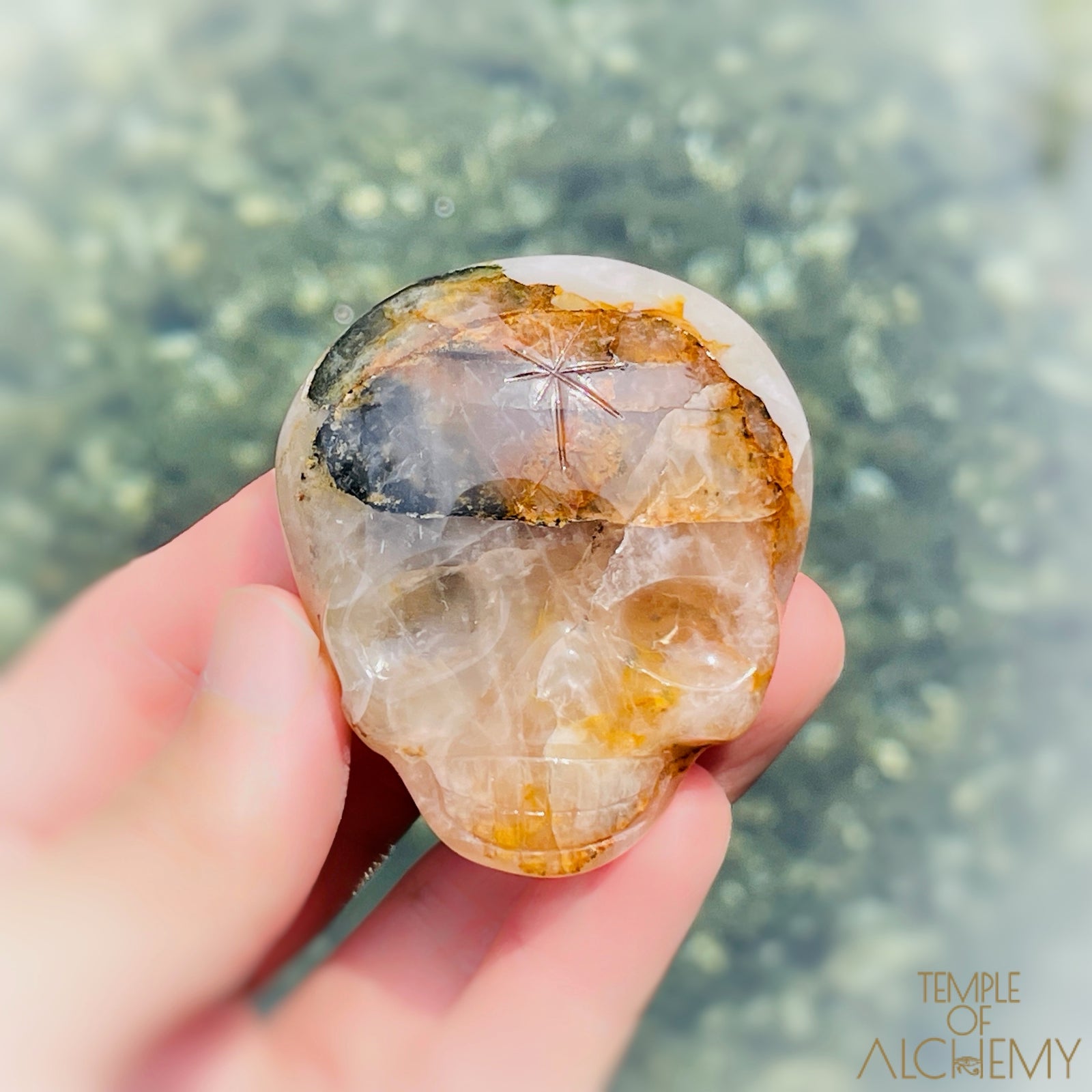 Green Chlorite x Golden Healer x Milky Quartz