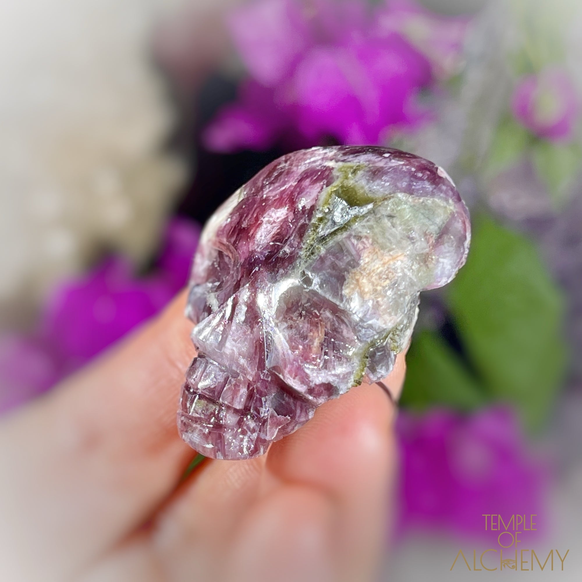 Rubellite Tourmaline x Green Tourmaline