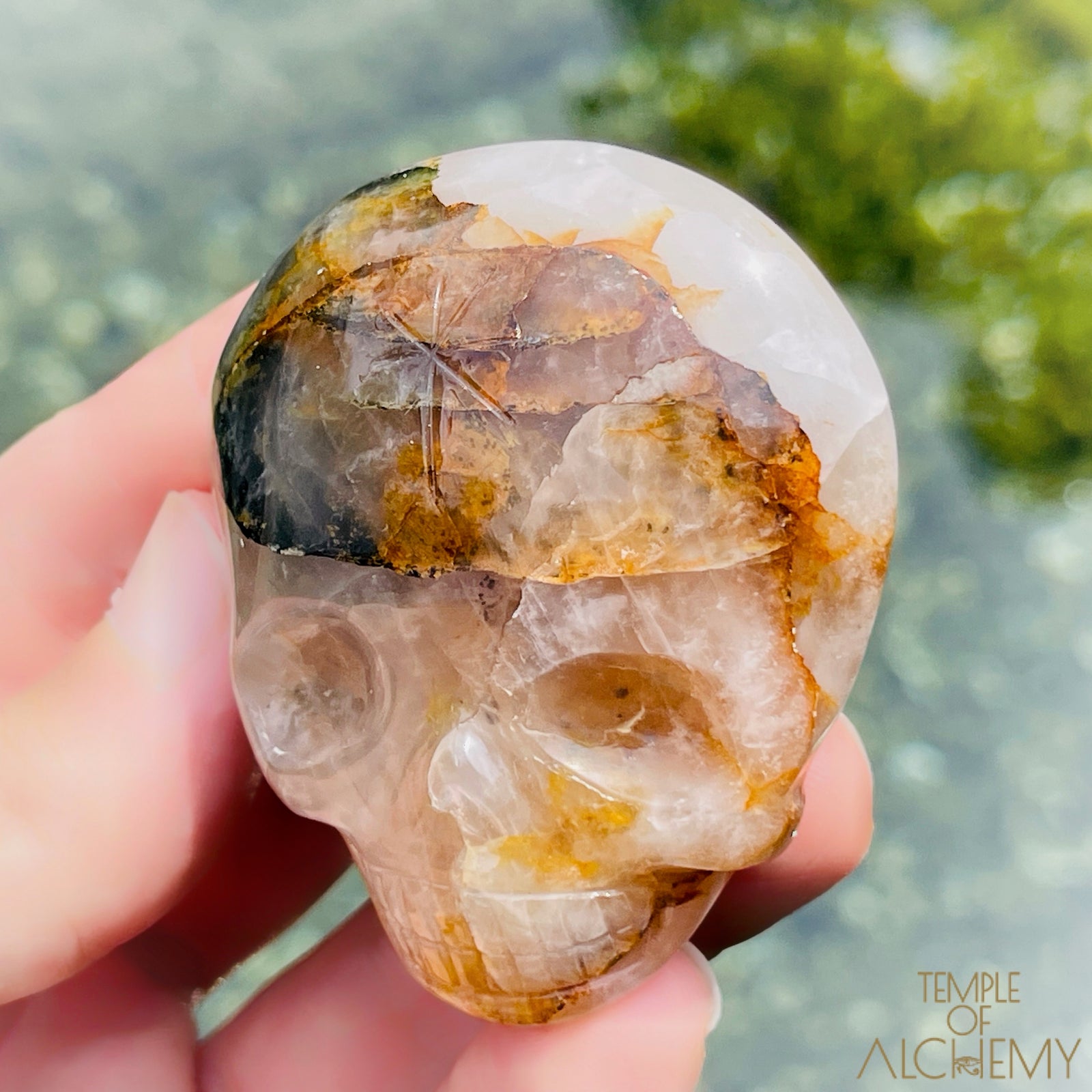 Green Chlorite x Golden Healer x Milky Quartz