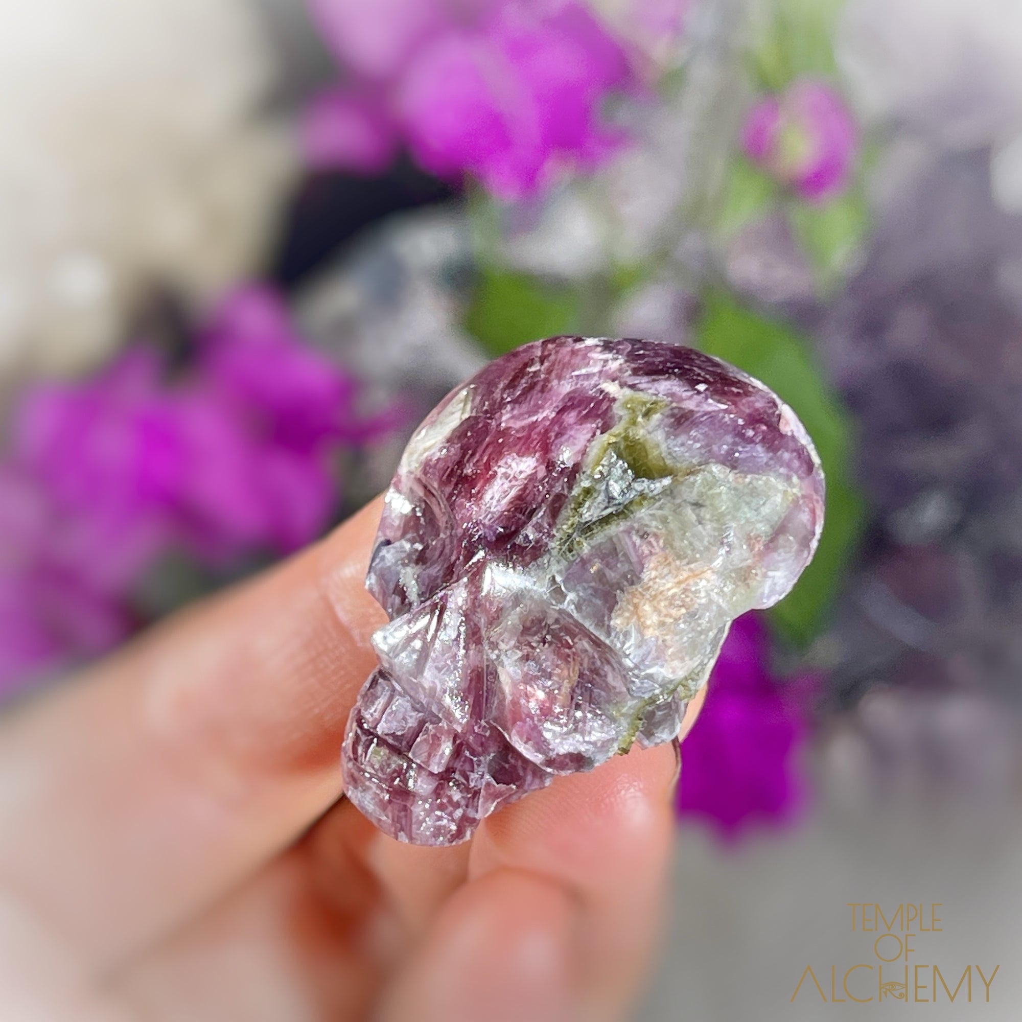 Rubellite Tourmaline x Green Tourmaline