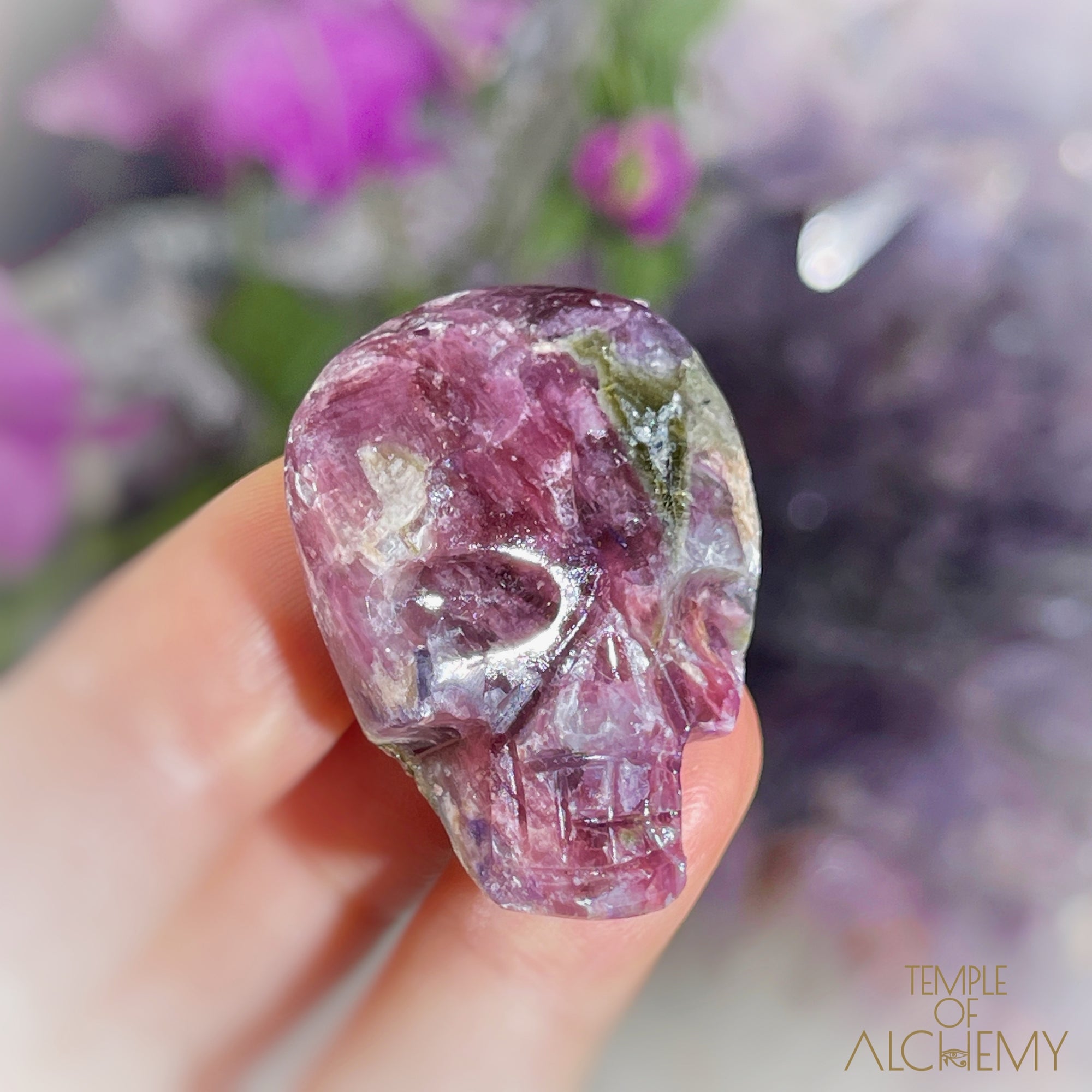Rubellite Tourmaline x Green Tourmaline
