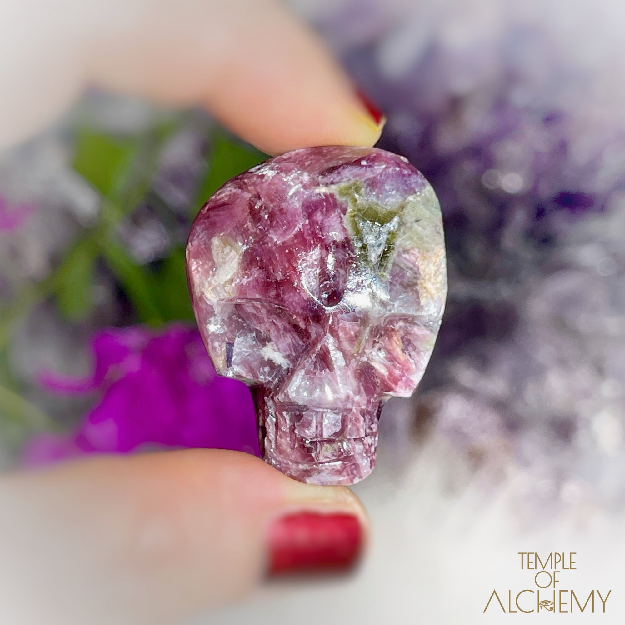 Rubellite Tourmaline x Green Tourmaline