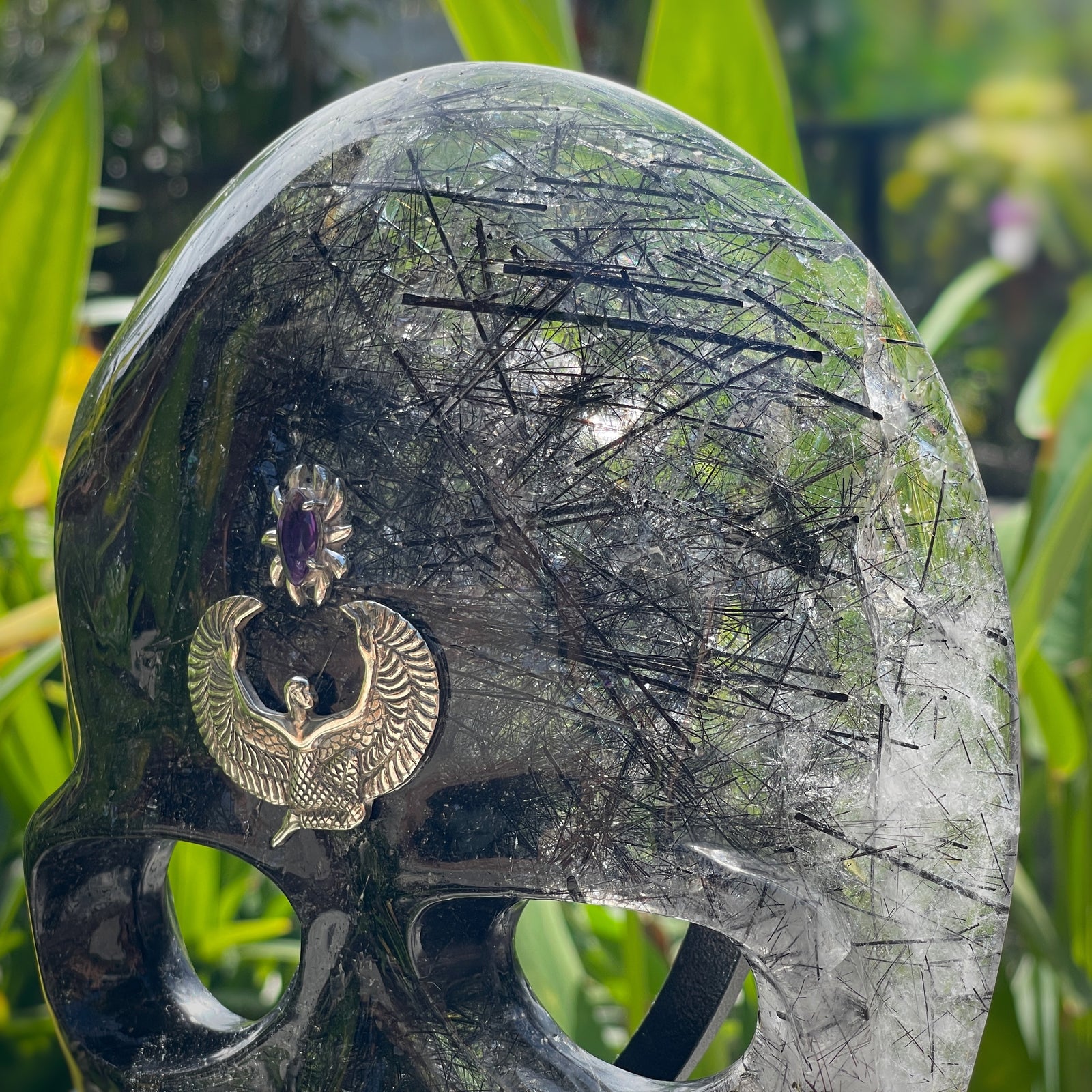 Remover of Obstacles 𓆃 Black Tourmalinated Quartz