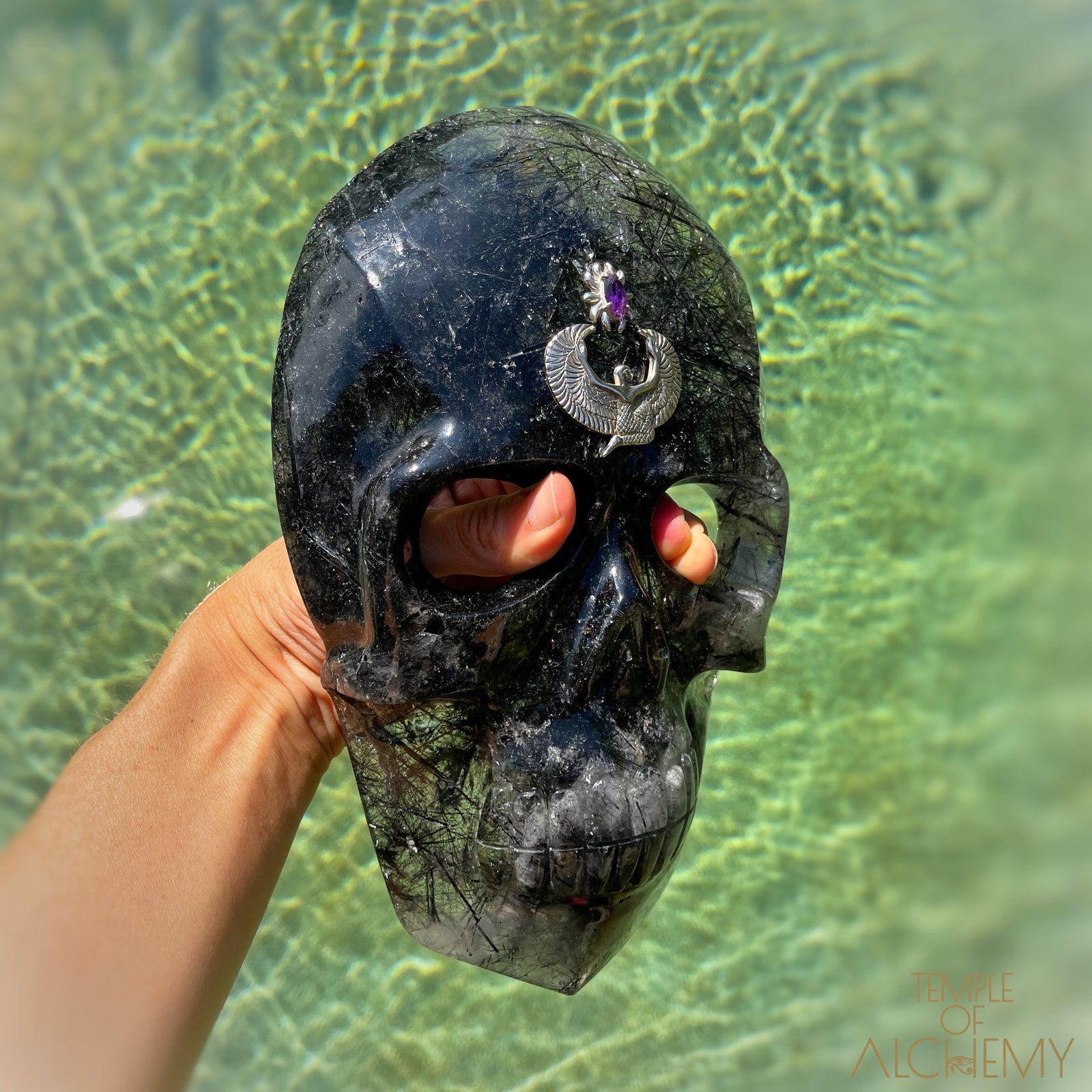 Remover of Obstacles 𓆃 Black Tourmalinated Quartz