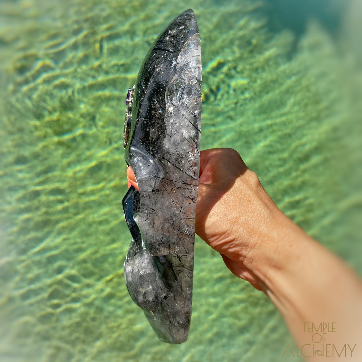 Remover of Obstacles 𓆃 Black Tourmalinated Quartz