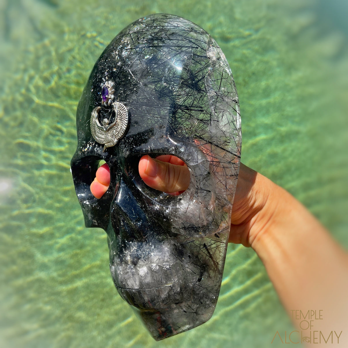 Remover of Obstacles 𓆃 Black Tourmalinated Quartz