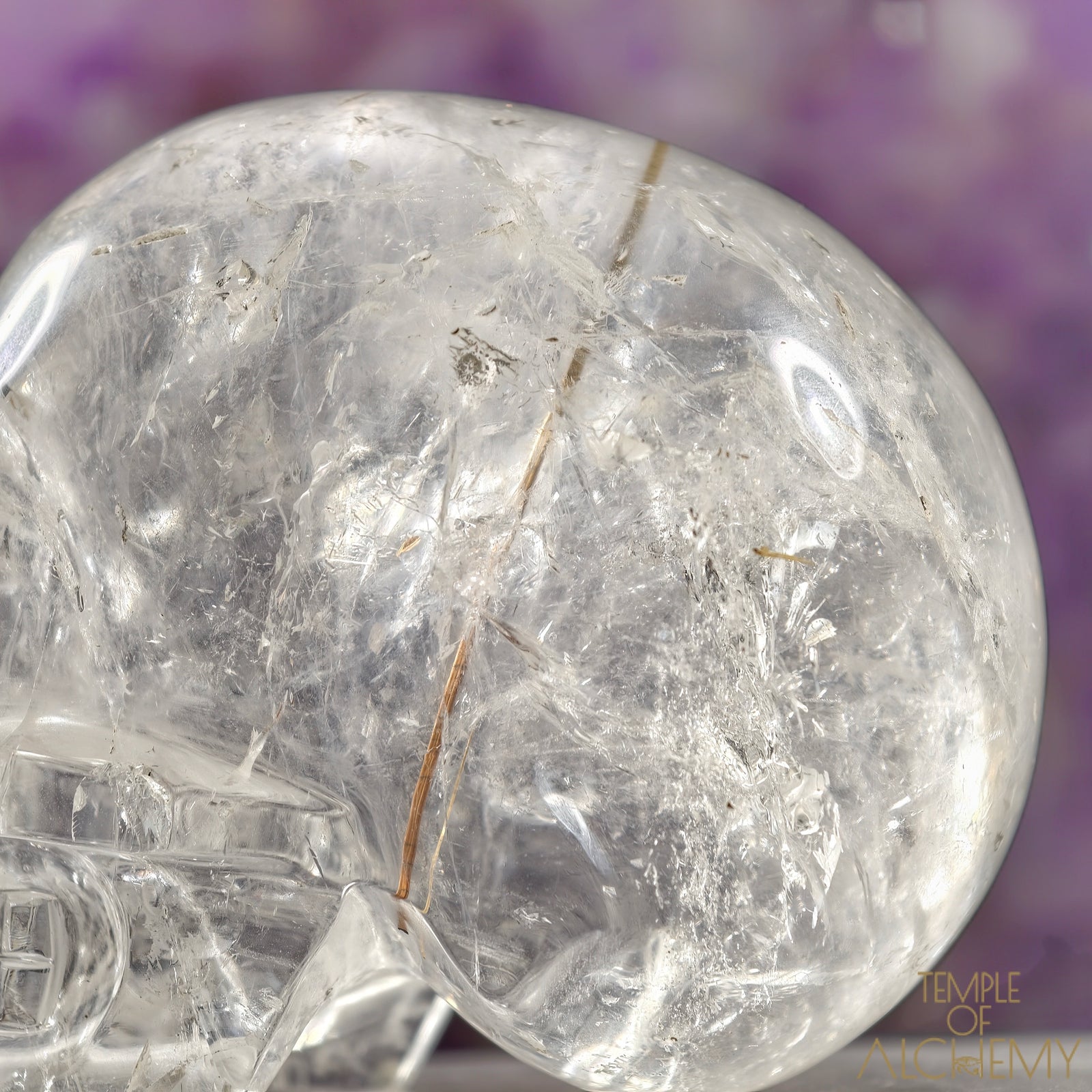 Golden x Copper Rutiles in Clear Quartz