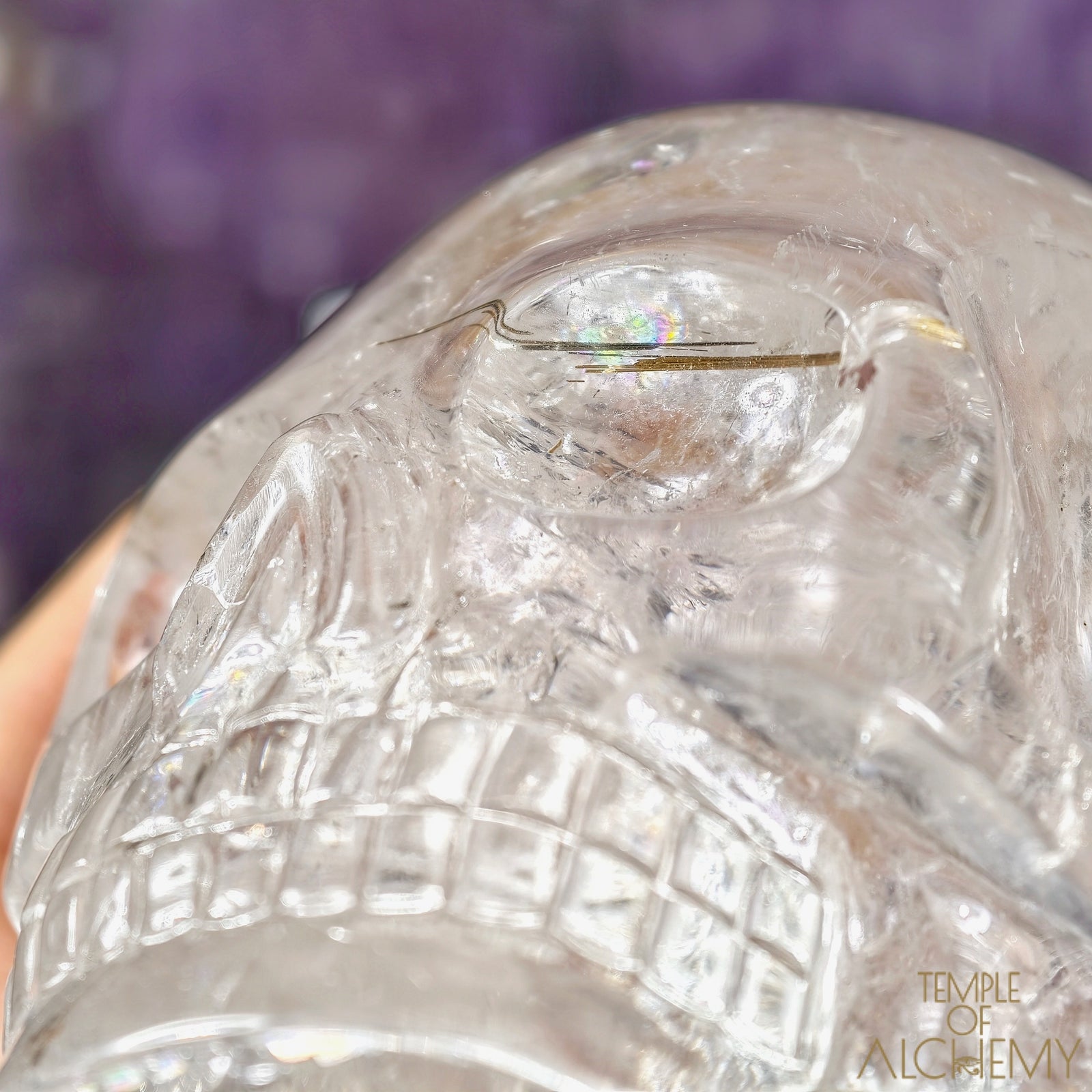 Golden x Copper Rutiles in Clear Quartz