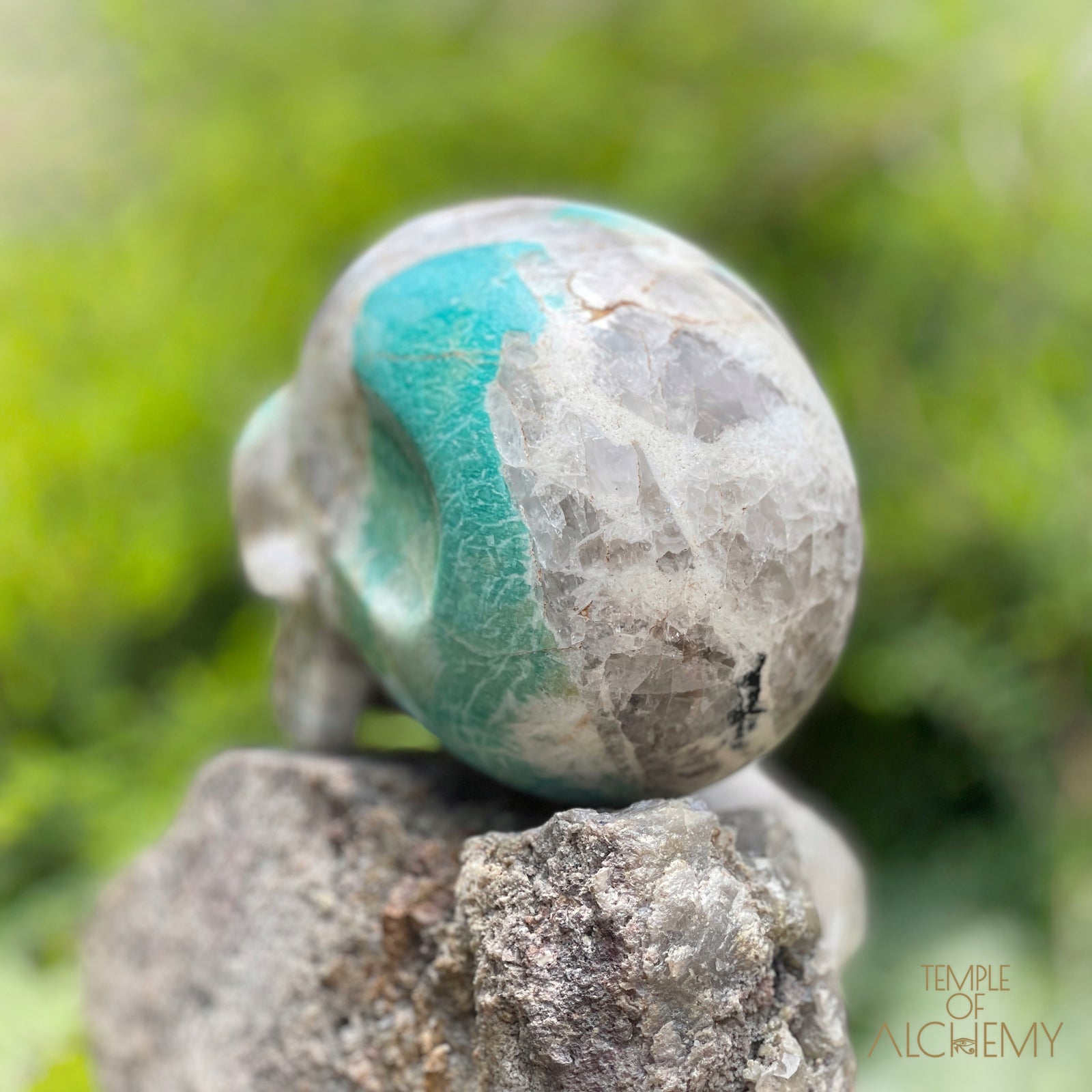 Amazonite x Black Tourmaline x Epidote x Garnet