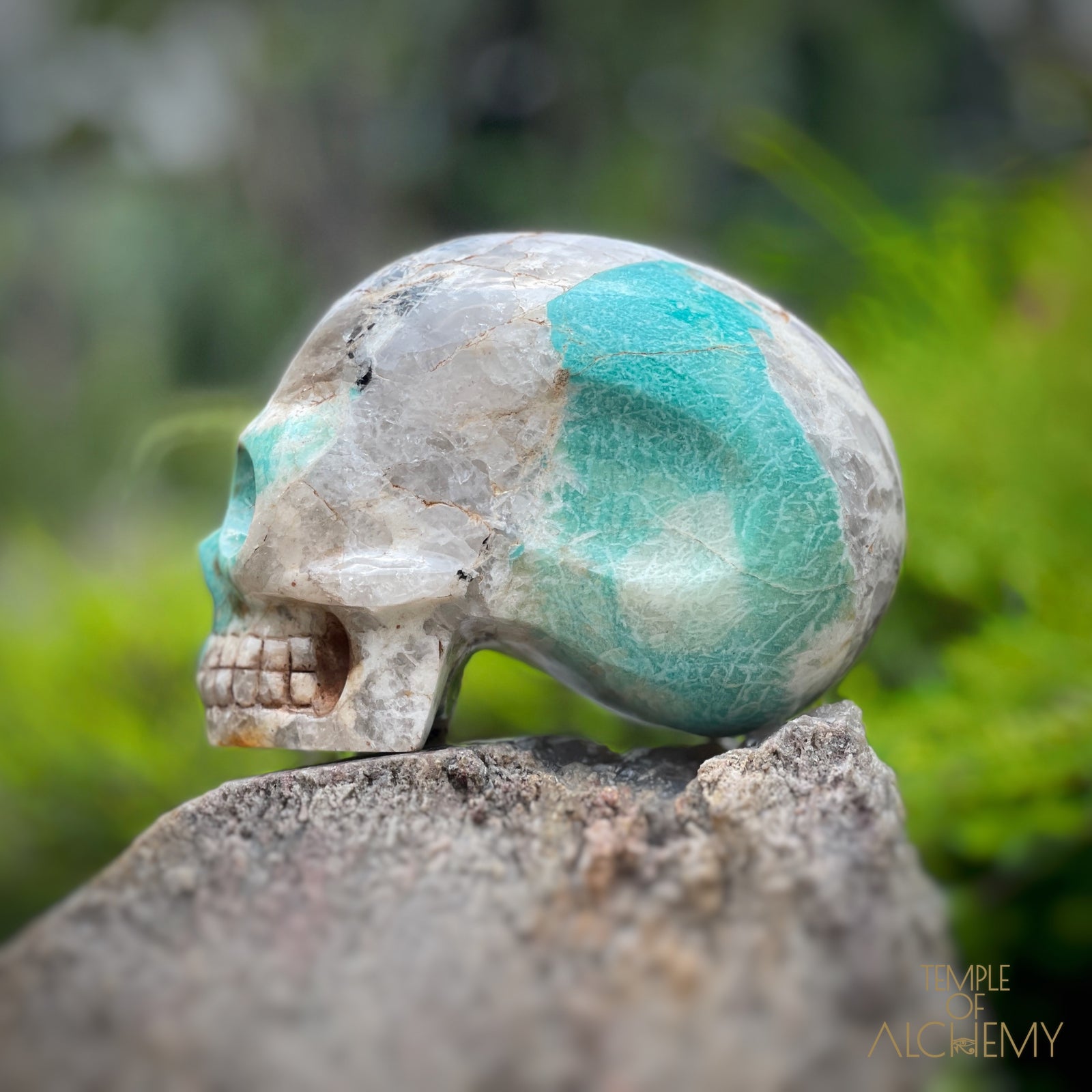 Amazonite x Black Tourmaline x Epidote x Garnet