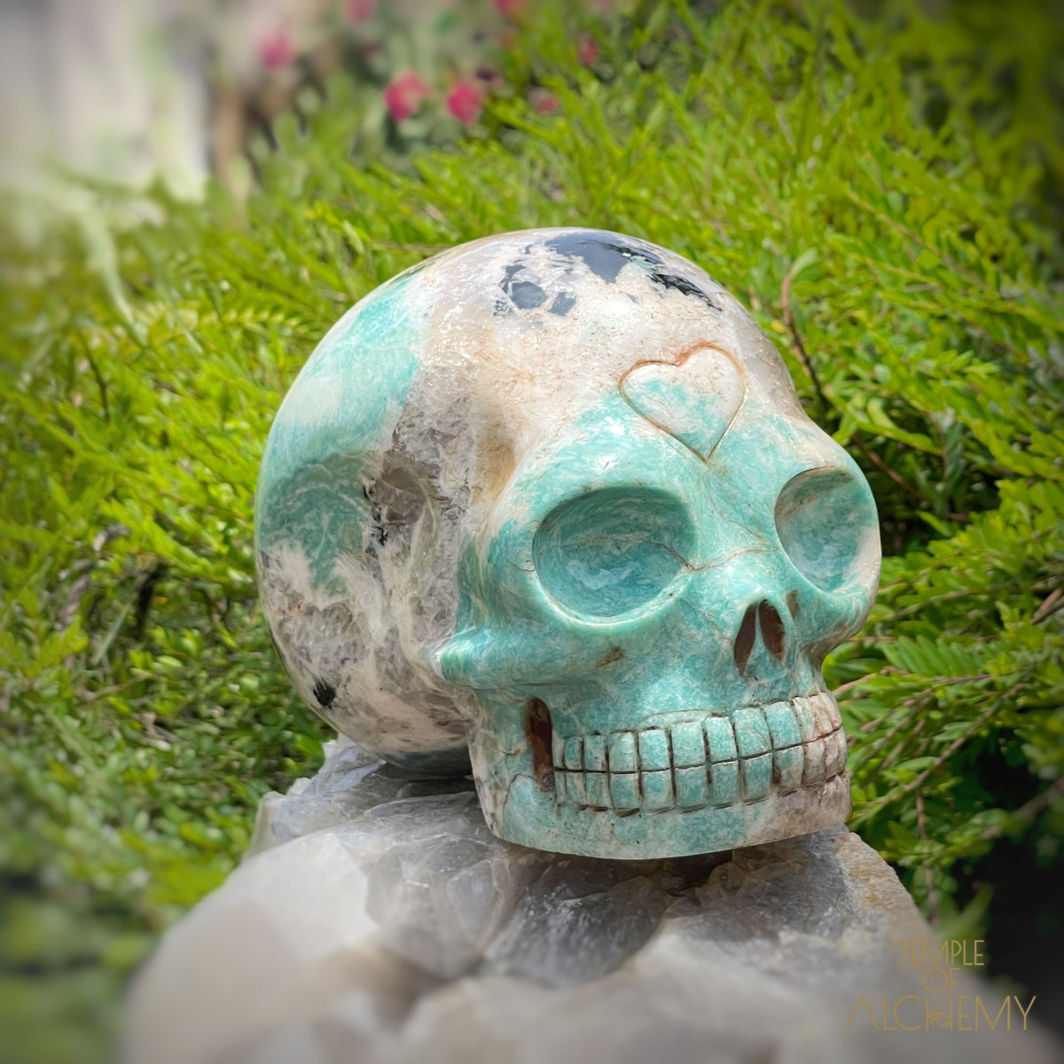 Amazonite x Black Tourmaline x Epidote x Garnet